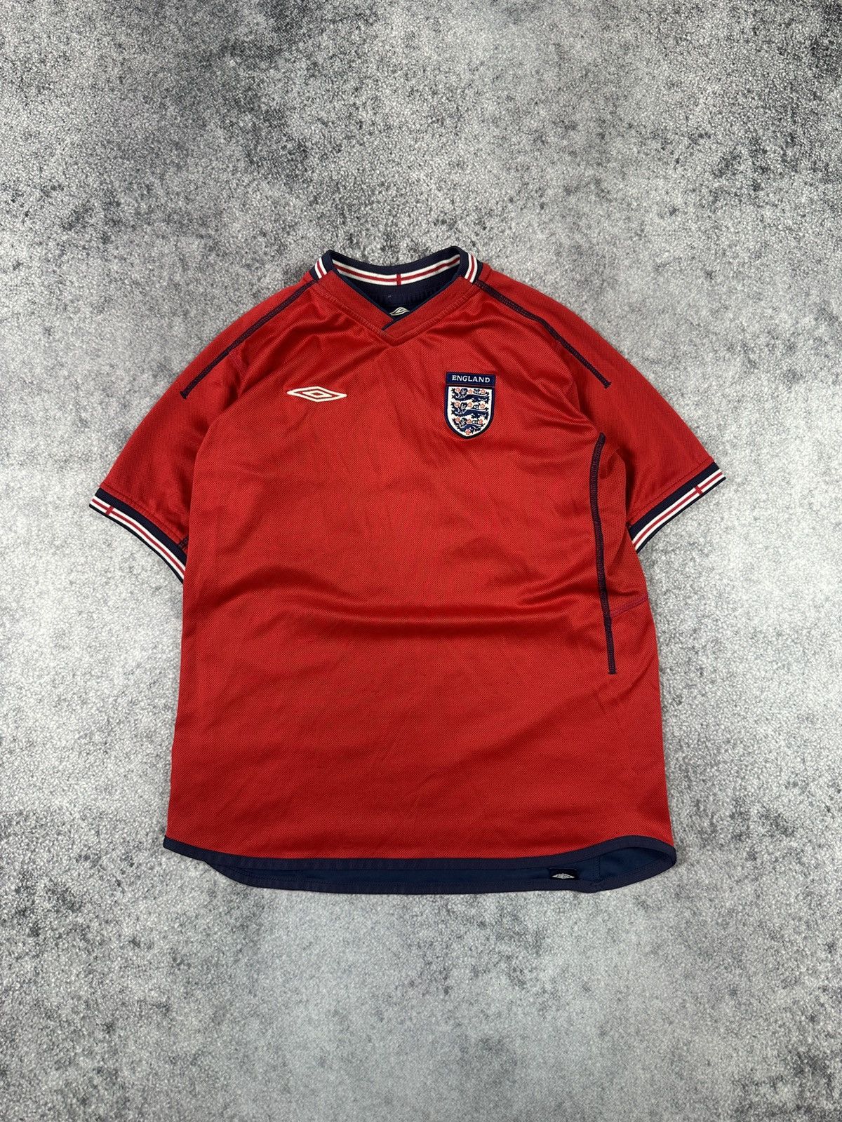 Umbro Vintage Umbro England Soccer Jersey Blokecore Double Side XS Size US XS / EU 42 / 0 - 5 Thumbnail