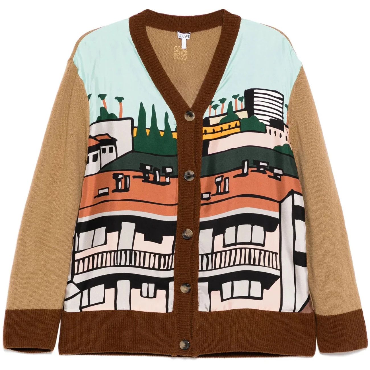 Loewe LOEWE KEN PRICE SILK CARDIGAN Size US S / EU 44-46 / 1 - 1 Thumbnail