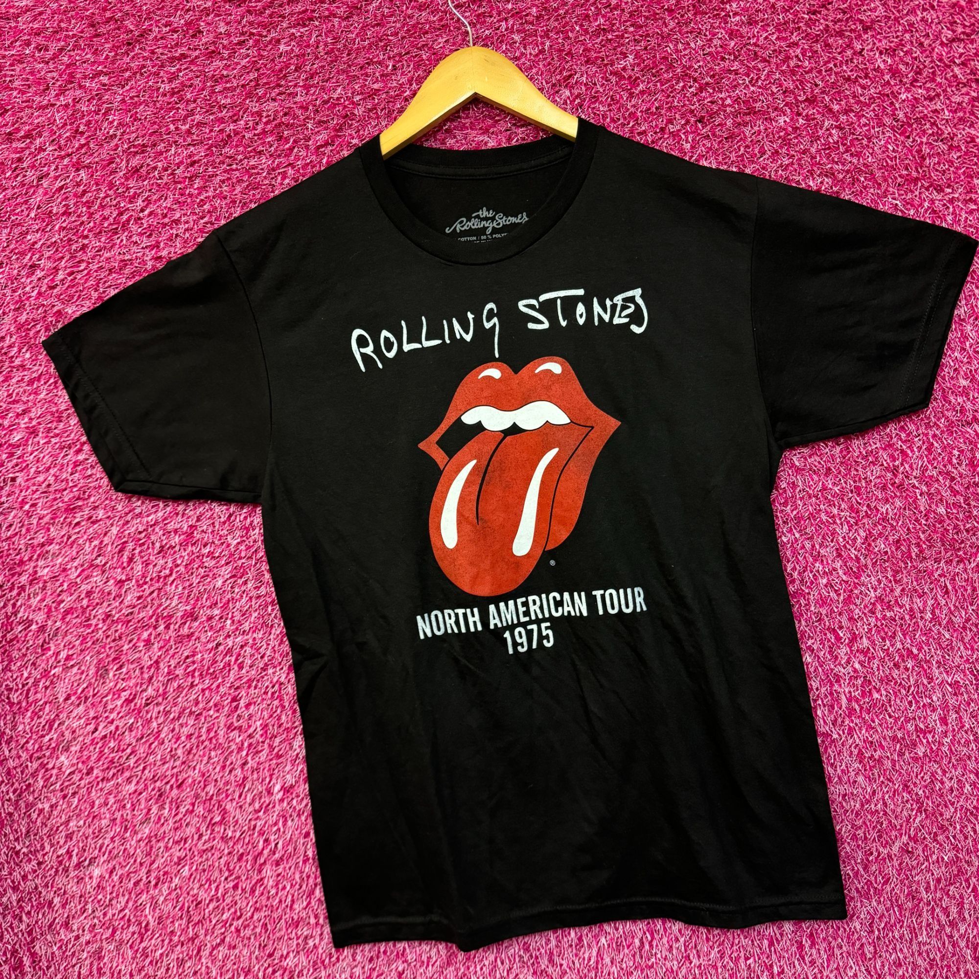 The Rolling Stones The Rolling Stones Hot Lips 1975 North American Tour Tee M Size US M / EU 48-50 / 2 - 3 Thumbnail