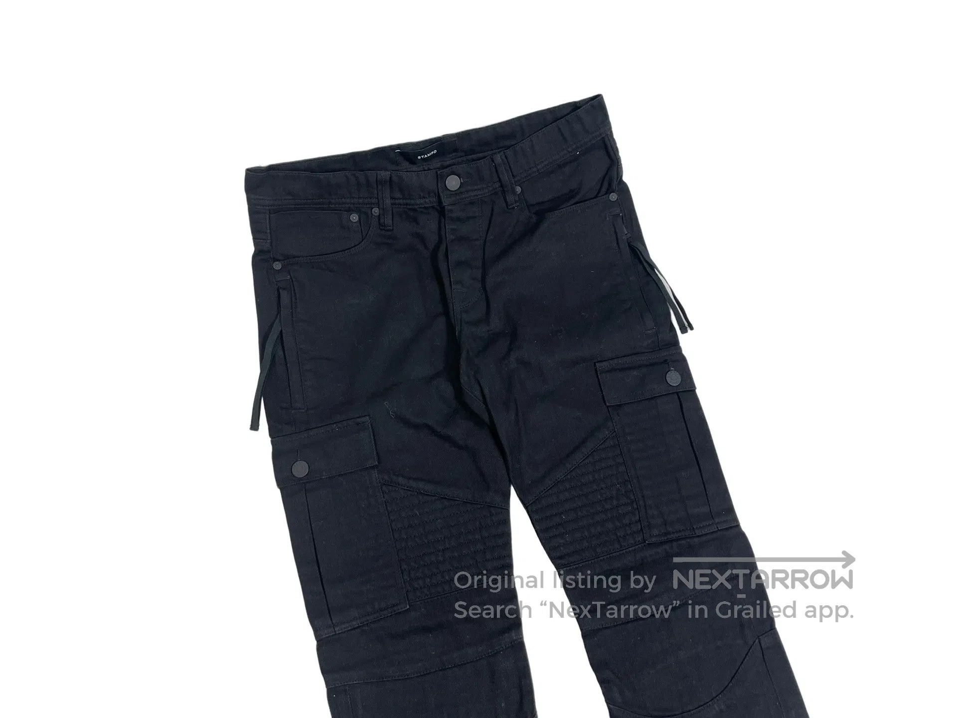 Other Stampd Biker Cargo Pants Jeans with motorcycle patch pock Size US 32 / EU 48 - 3 Thumbnail