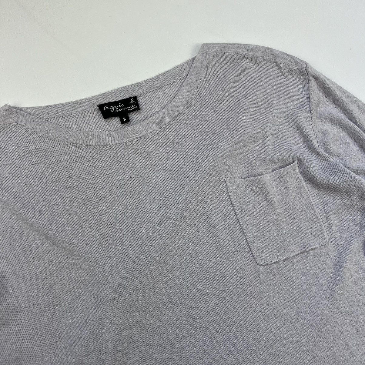 Designer × agnes b. Agnes B. Homme Paris silk linen knit sweater Size US M / EU 48-50 / 2 - 2 Thumbnail