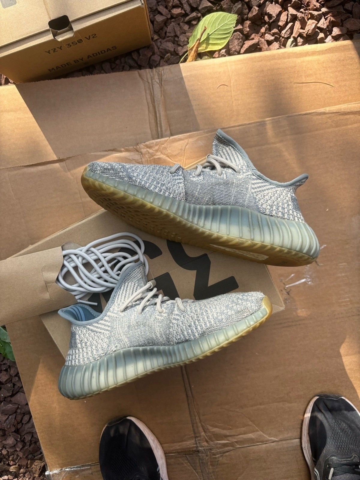 Yeezy adidas Yeezy Boost 350 V2 Low Israfil Size US 8.5 / EU 41-42 - 2 Thumbnail