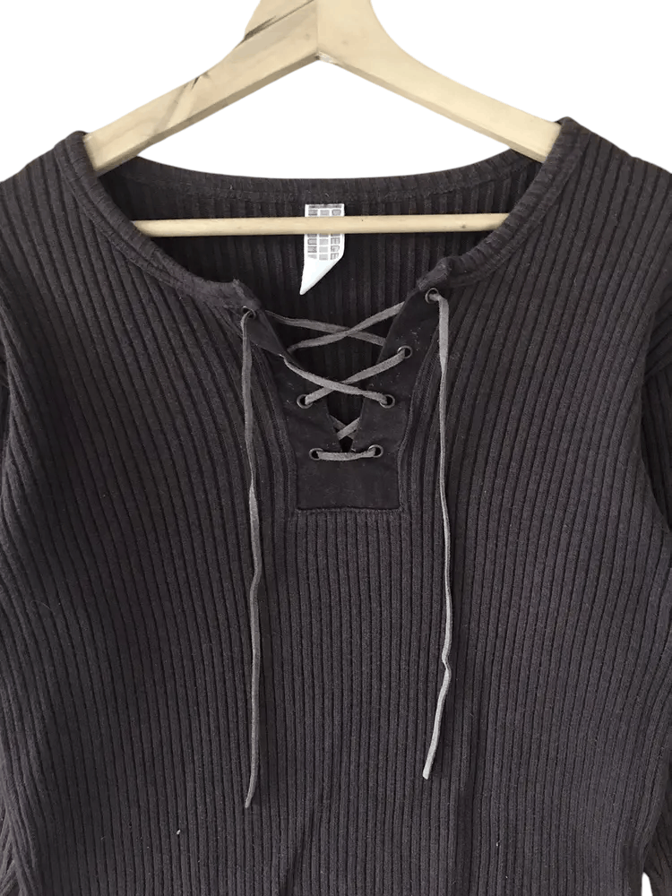 Japanese Brand Vintage College Yard Knit Sweaters Size M / US 6-8 / IT 42-44 - 3 Thumbnail