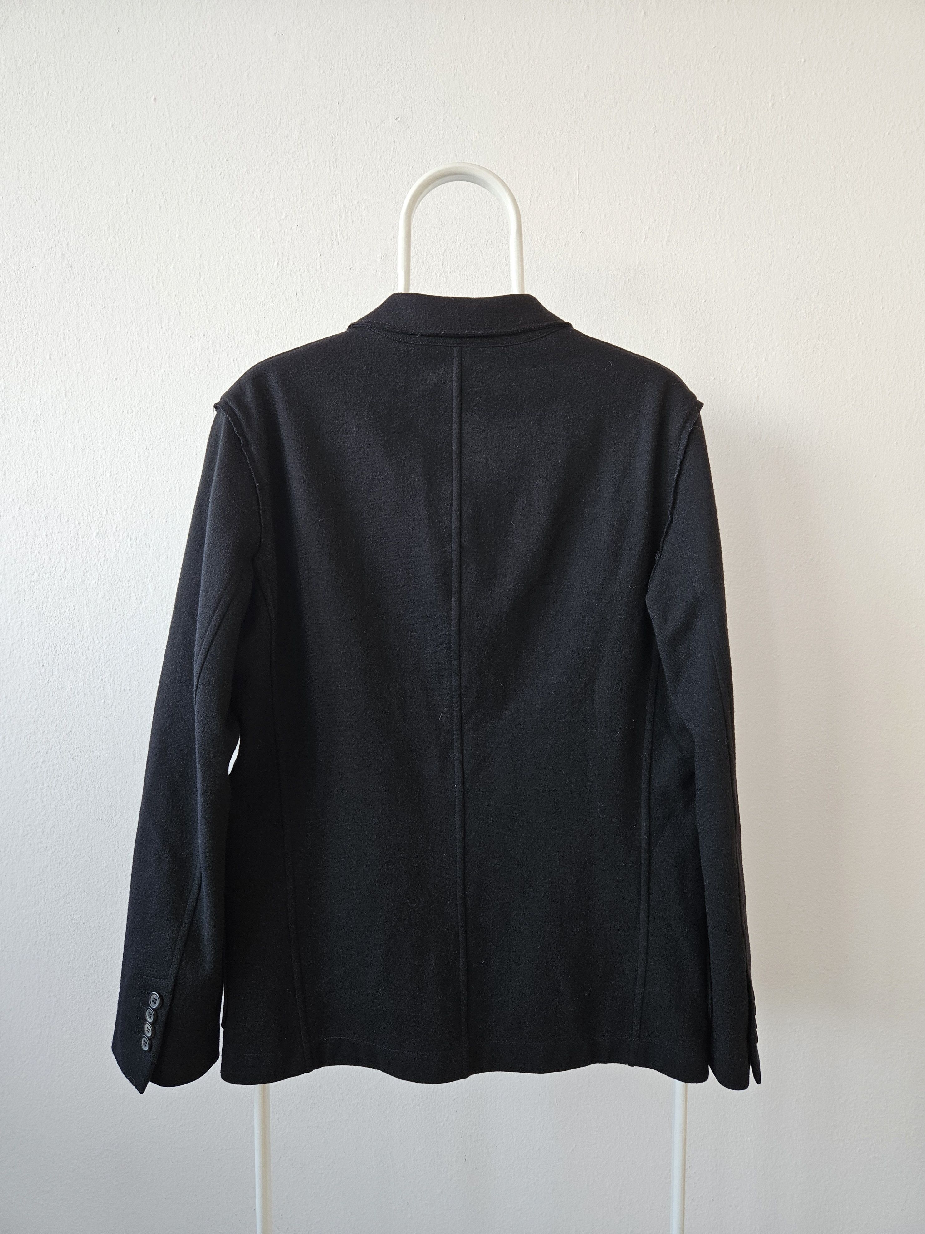 Lanvin Lanvin quarter-lined wool raw edge blazer Size 48R - 2 Thumbnail