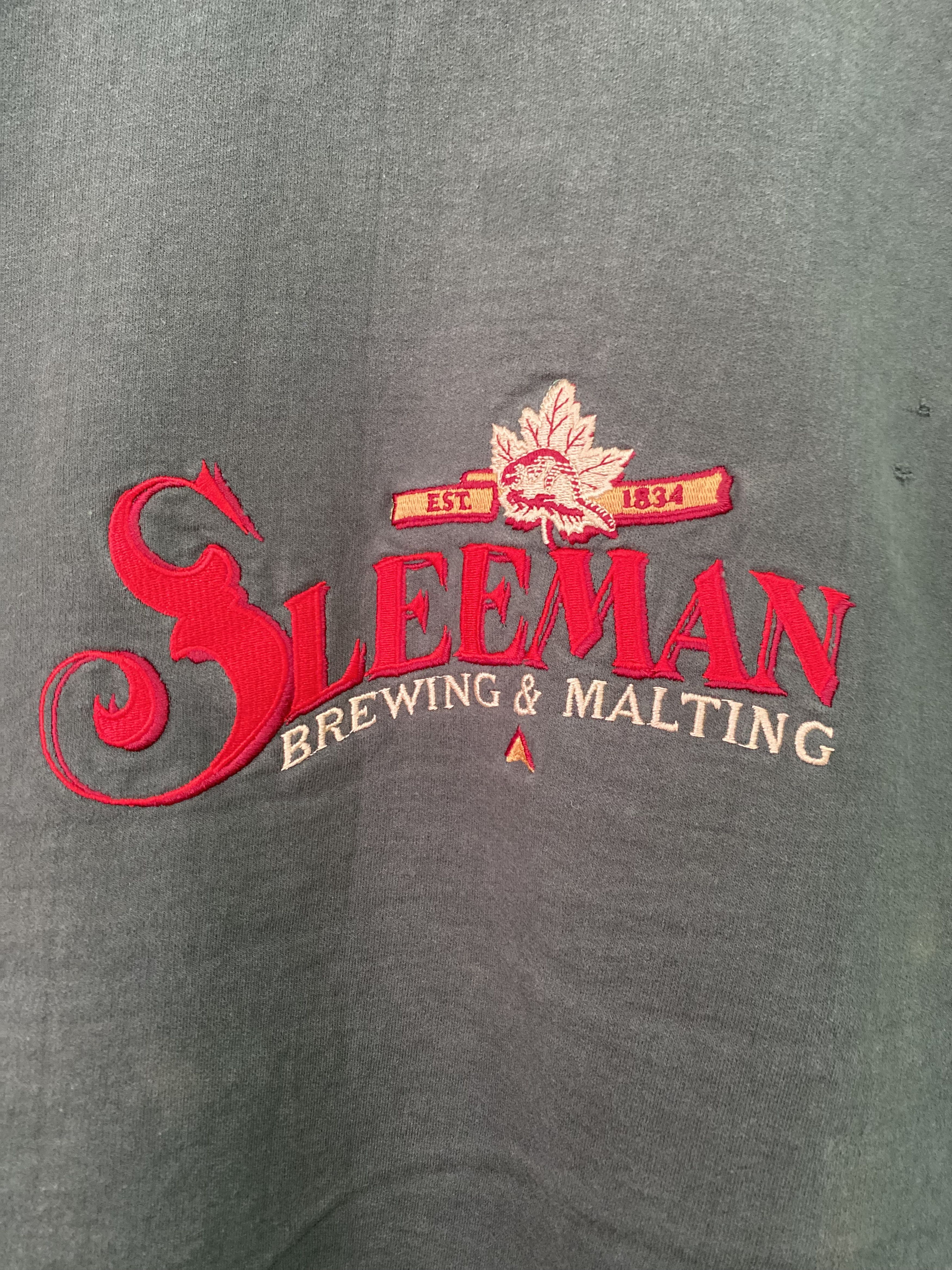 Vintage Vintage Sleeman Brewing & Malting Sweatshirt XXL Size Size US XXL / EU 58 / 5 - 4 Thumbnail