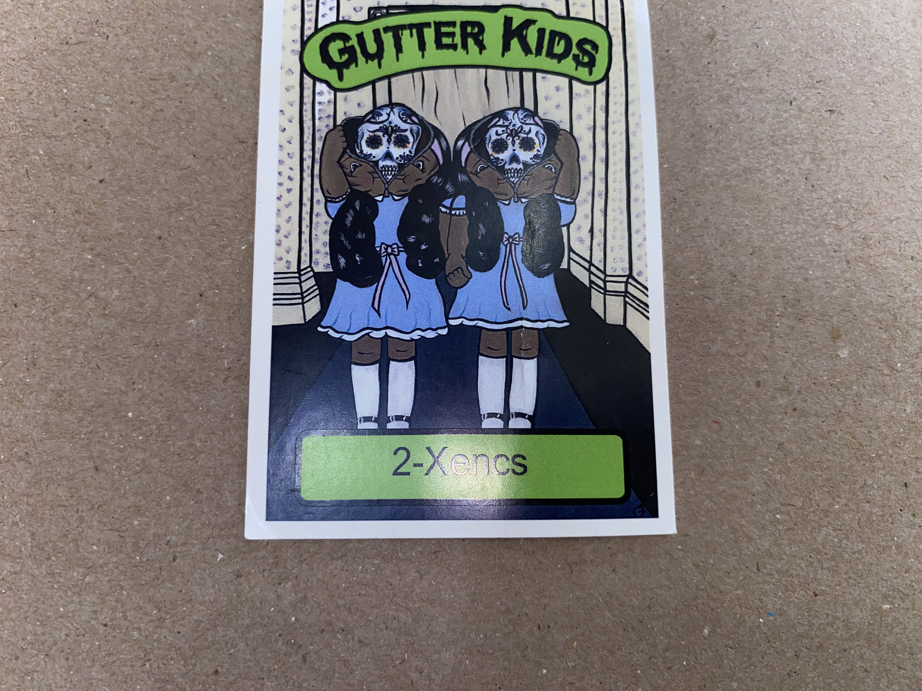 Other Gutter Kids 2-Xencs baseball card pop art Garbage Pail Kid! Size ONE SIZE - 4 Thumbnail