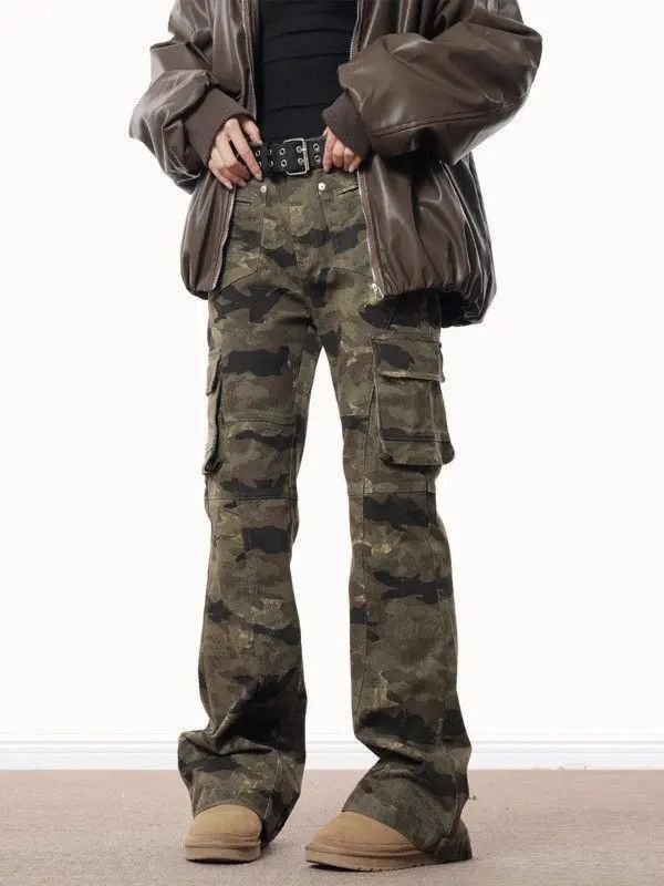 Japanese Brand Retro camouflage pocket jeans Size US 32 / EU 48 - 3 Thumbnail