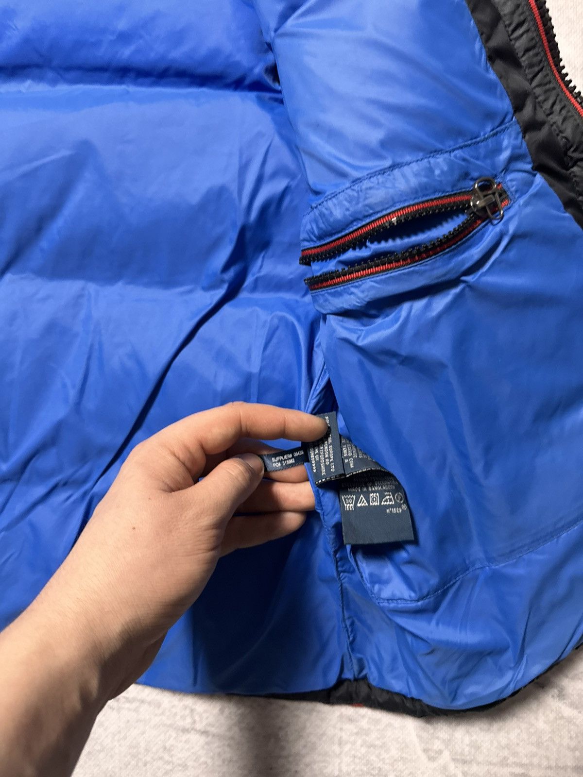 Polo Ralph Lauren × Vintage 00s Ralph Lauren by Polo Oversize USA Down Vest Drill Y2K Size US M / EU 48-50 / 2 - 11 Thumbnail