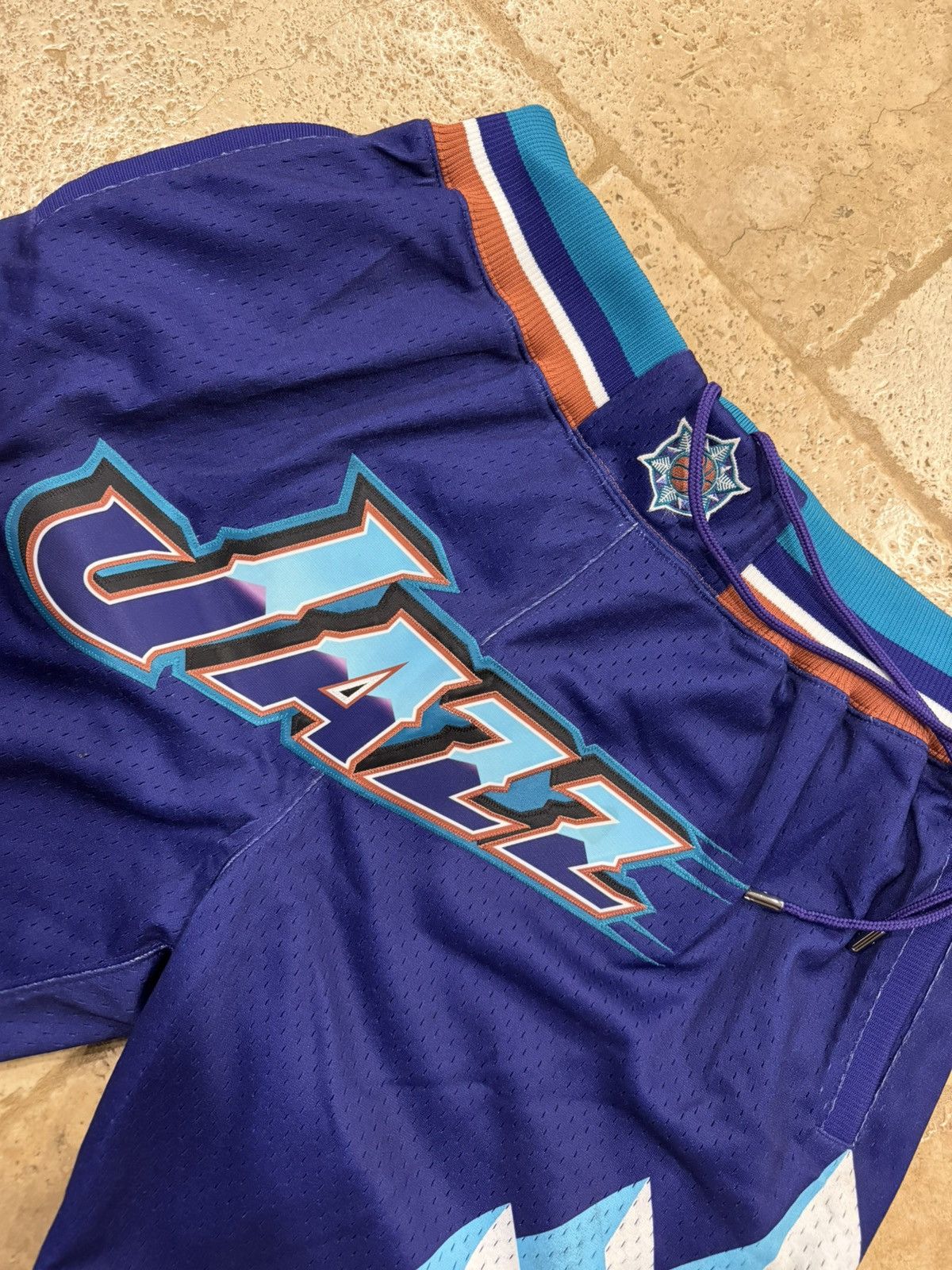 Just Don × Mitchell & Ness × Rsvp Gallery Just Don x Mitchell & Ness NBA Utah Jazz Purple Shorts Size US 34 / EU 50 - 4 Thumbnail