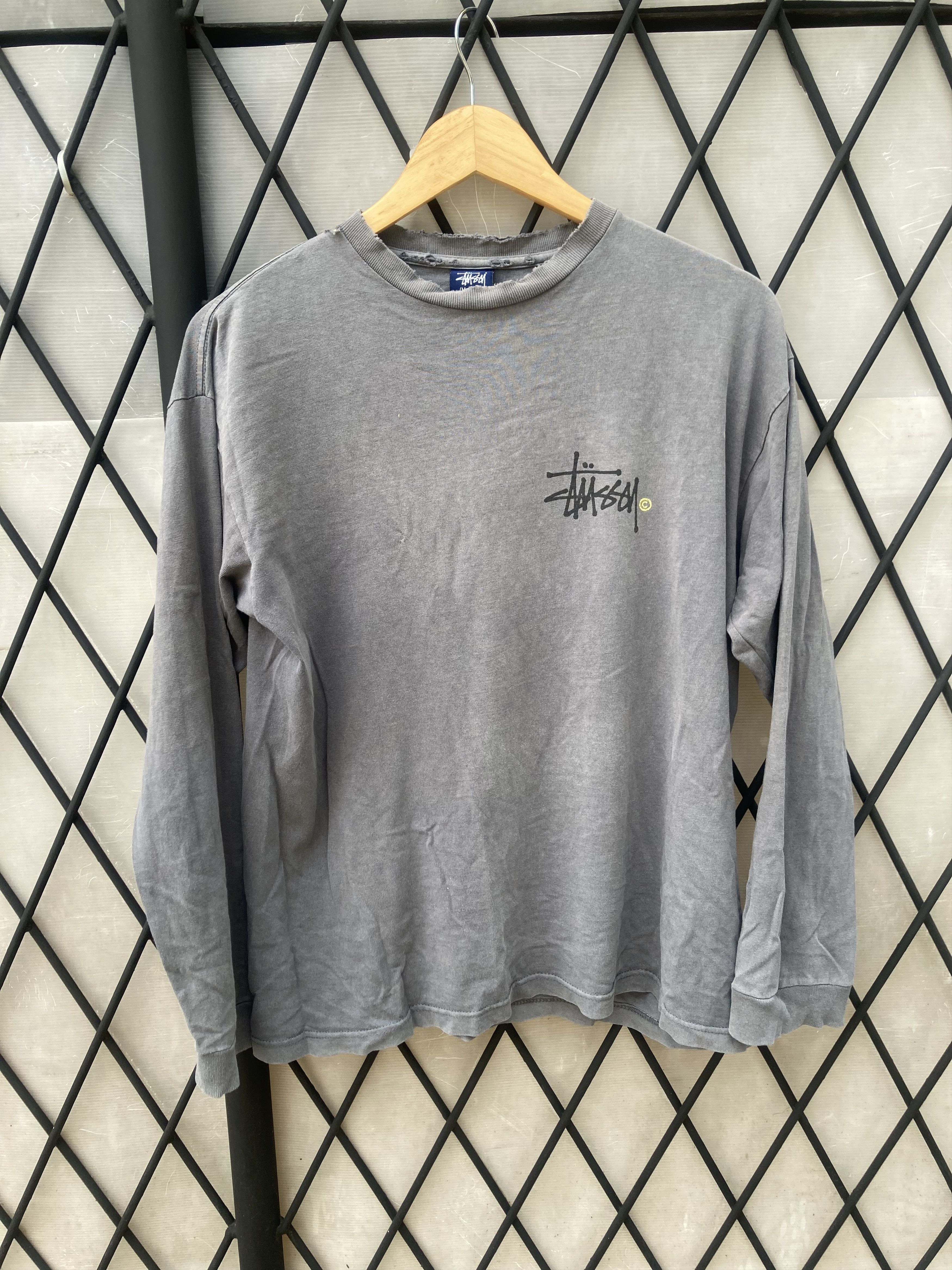 Stussy Trashed Stussy 2002 Long Sleeve Logo Size US M / EU 48-50 / 2 - 2 Thumbnail
