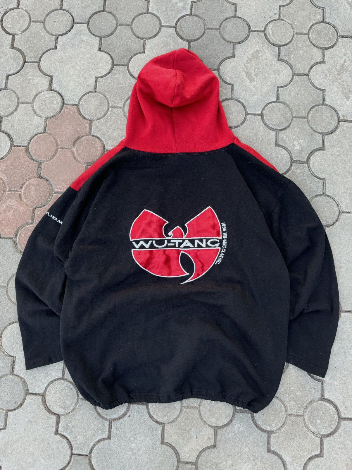 Vintage Vintage OG Wu Wear Boxy Hoodie Made In USA | Grailed