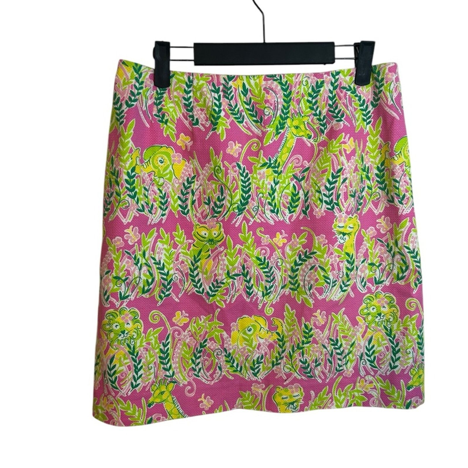 Lilly Pulitzer Millionaire’s Row Animal Jungle Print Skirt