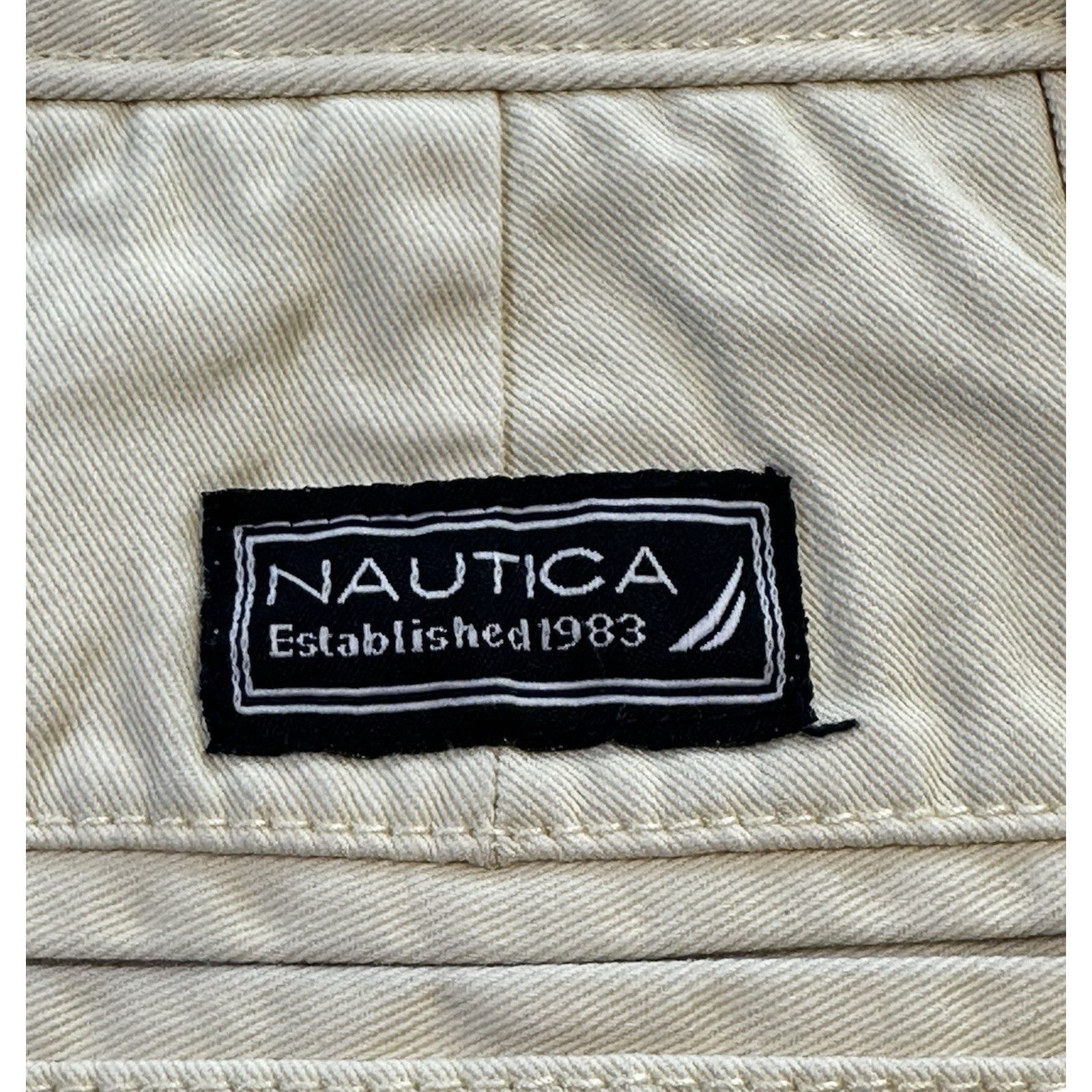 Nautica Nautica Chino Shorts, Lime/Yellow Sz 36w Golf Preppy Bright Size US 36 / EU 52 - 3 Thumbnail