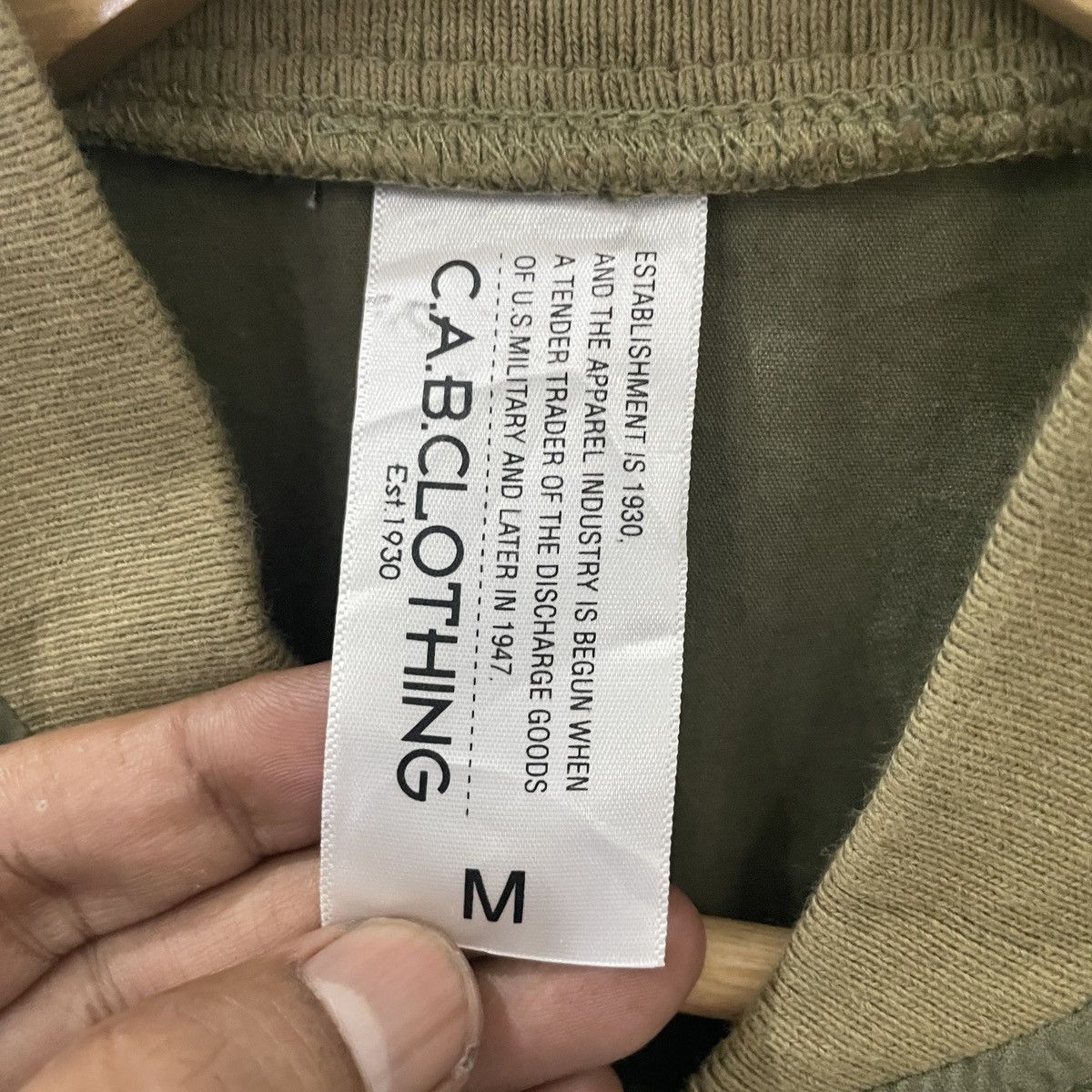 Japanese Brand Vintage C.A.B Clothing Bomber Jacket Size US M / EU 48-50 / 2 - 5 Thumbnail