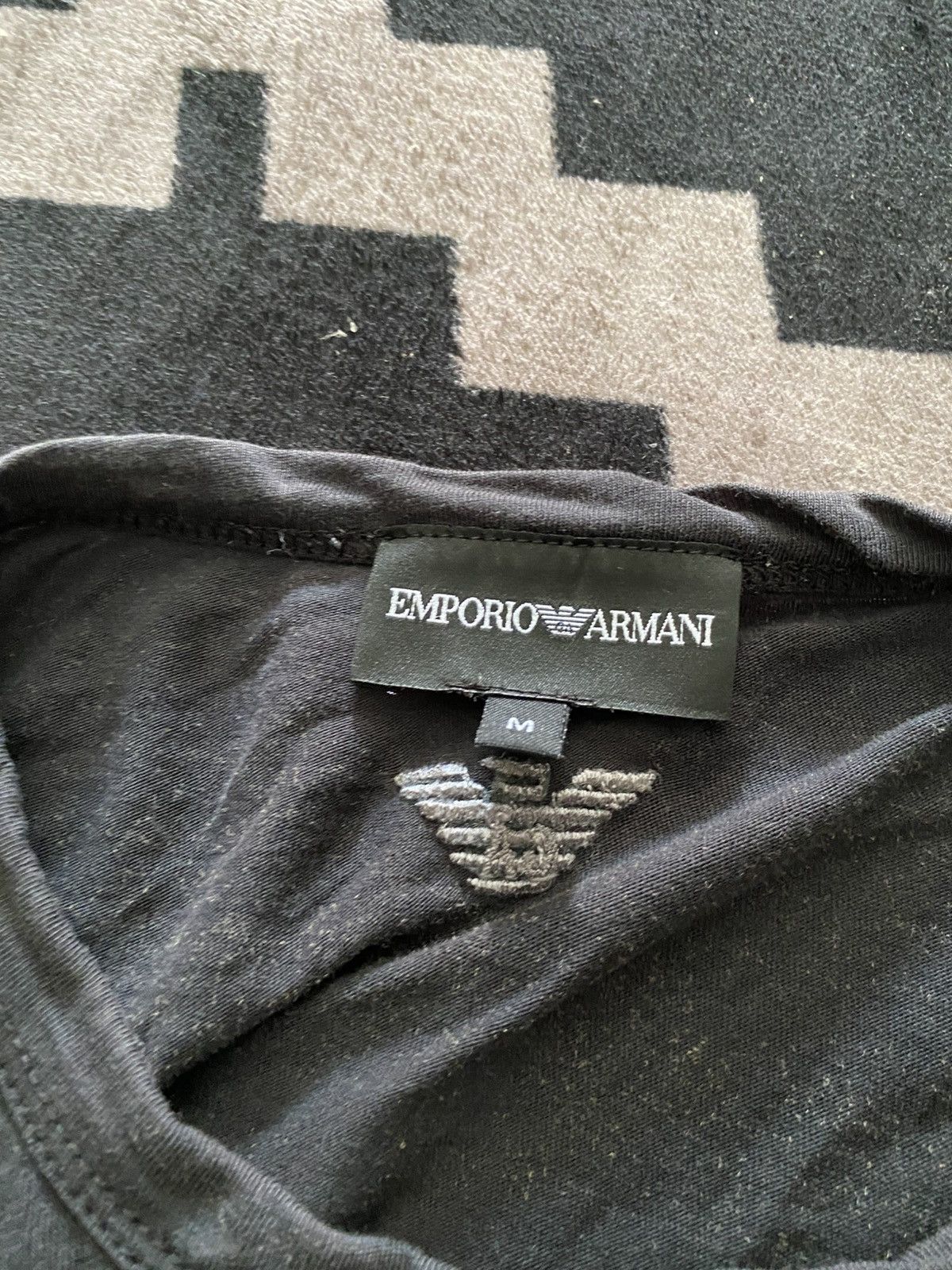 Emporio Armani × If Six Was Nine × Vintage Vintage emporio armani “so far” snake painter longsleeve Size US M / EU 48-50 / 2 - 3 Thumbnail