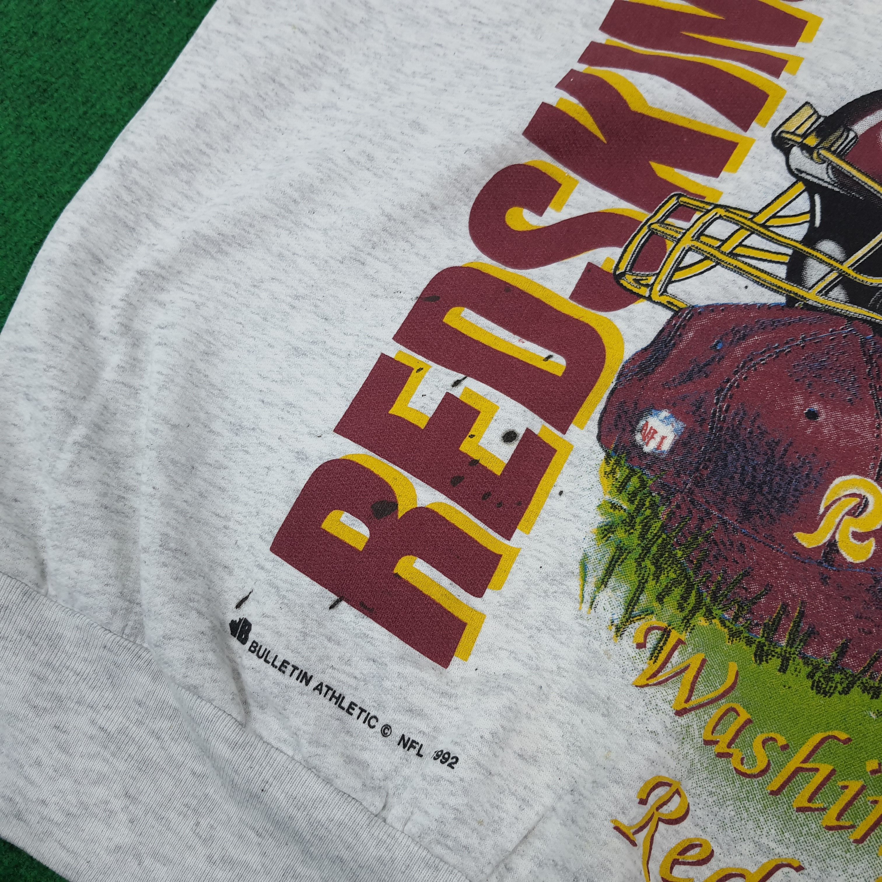 Vintage Vintage Washington Redskin NFL Sweatshirt C273N11 Size US L / EU 52-54 / 3 - 12 Thumbnail