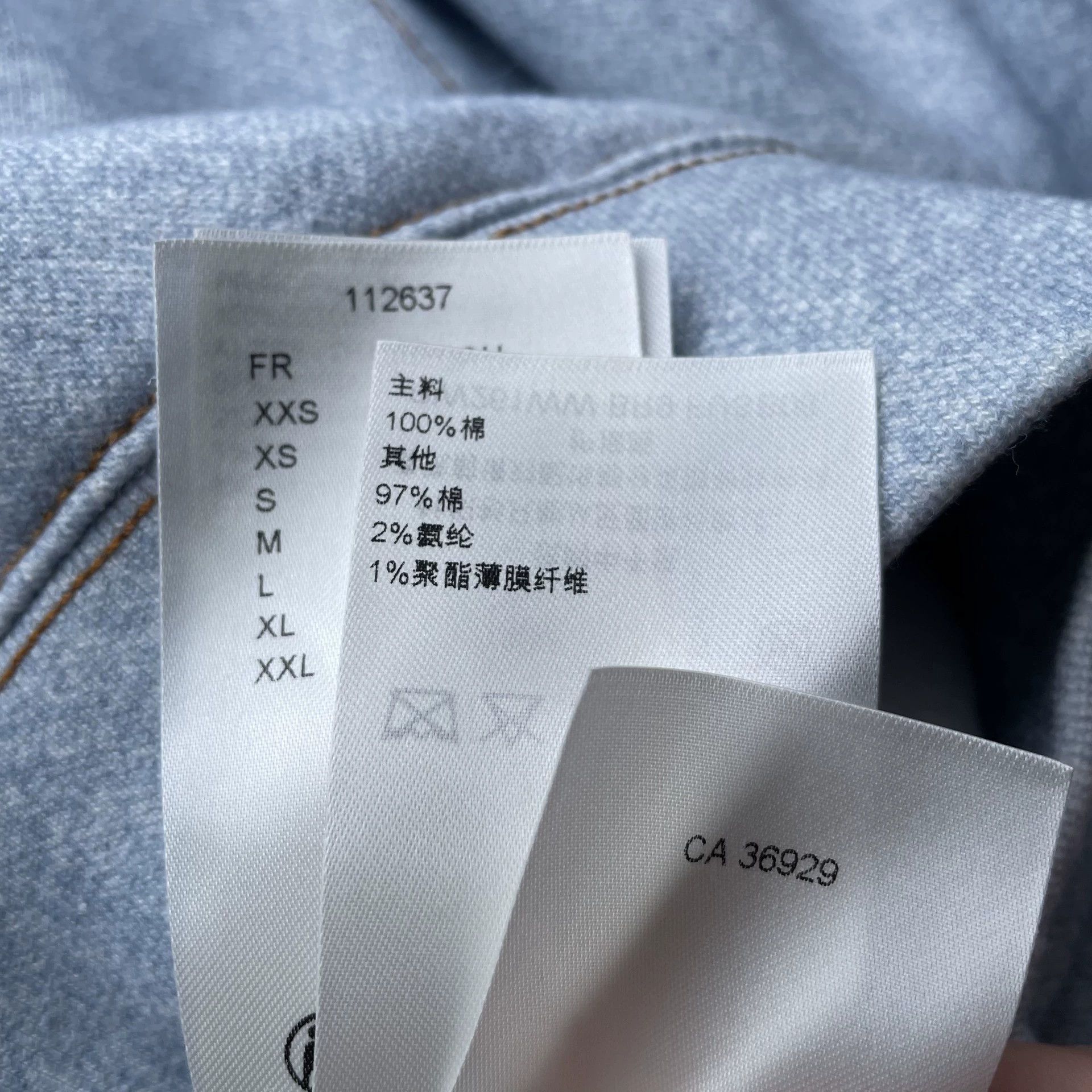 Louis Vuitton LOUIS VUITTON FW26 crewneck oversized knit gray blue XS Size US XS / EU 42 / 0 - 7 Thumbnail