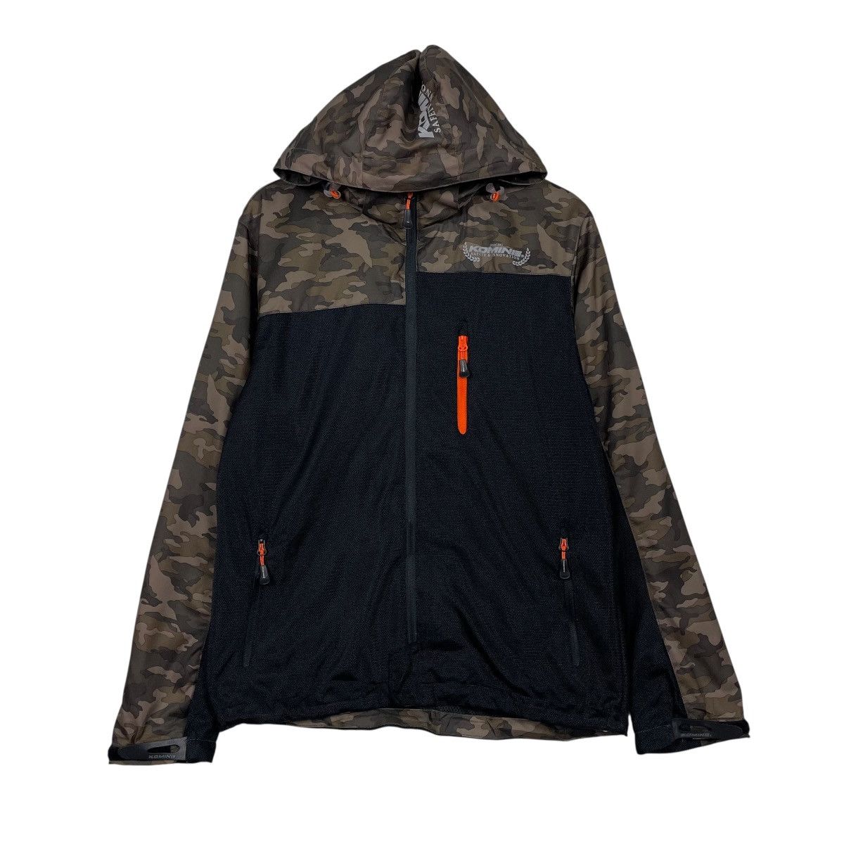 Japanese Brand Komine Hooded Motorcycle Mesh Jacket Size US M / EU 48-50 / 2 - 1 Thumbnail