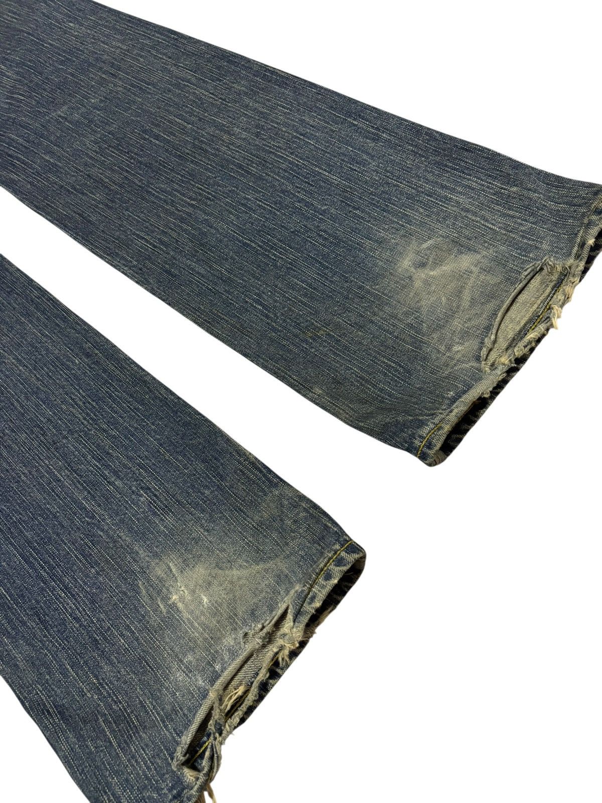 Edwin Vtg Edwin Japan 511 Grunge Distressed Jeans Size US 32 / EU 48 - 7 Thumbnail