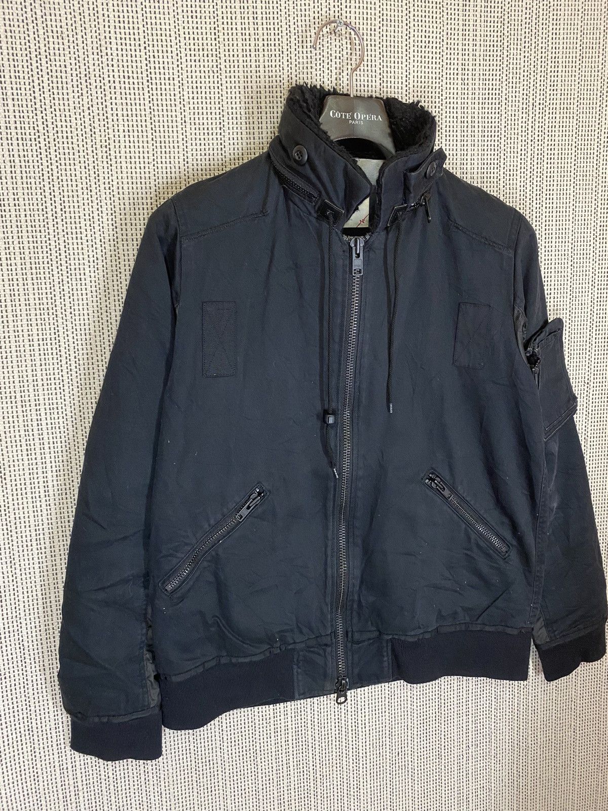 Designer × Japanese Brand × WHIZ LIMITED ‼️WHIZ LIMITED BOMBER JACKET FUR COLLAR‼️ Size US L / EU 52-54 / 3 - 3 Thumbnail