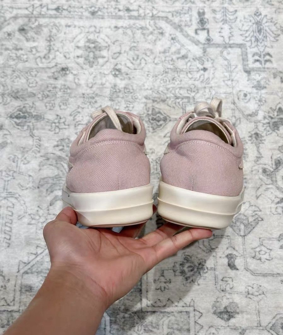 Rick Owens Rick Owens DRKSHDW dirty pink canvas Vans-inspired new style Size US 8 / EU 41 - 6 Thumbnail