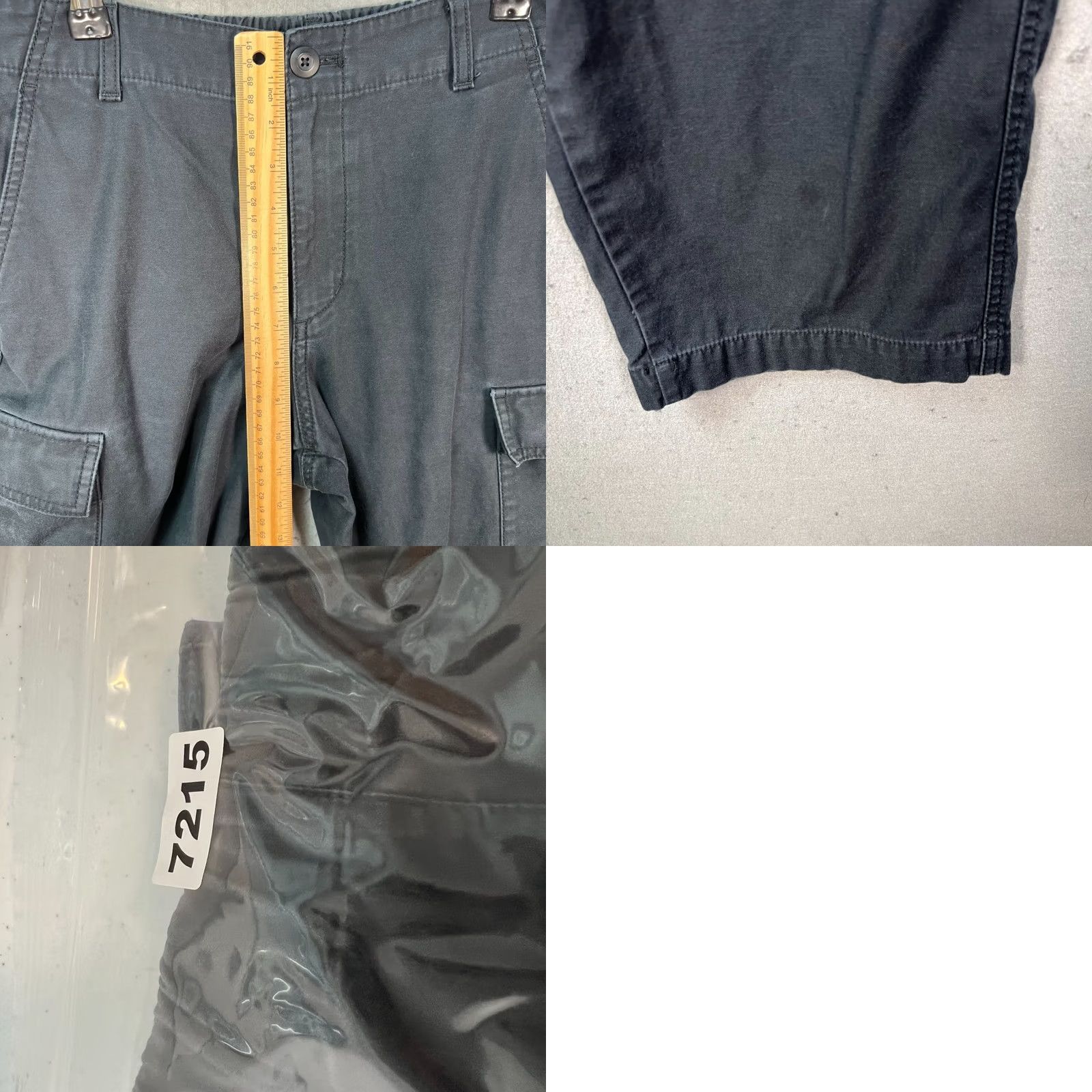 Uniqlo Uniqlo Cargo Pants Womens XS 24-25 Black Cotton Relaxed Fit 100% Size 26" / US 2 / IT 38 - 8 Thumbnail