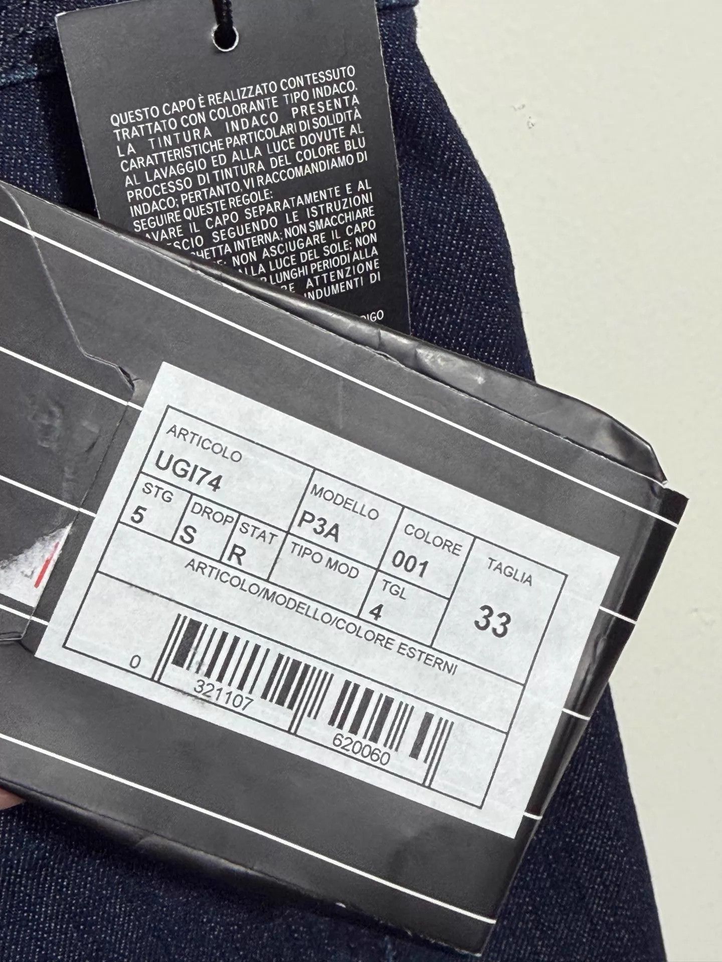 Ermenegildo Zegna Ermenegildo Zegna Straight Indigo Jeans 31/32/33 Size US 33 - 8 Thumbnail