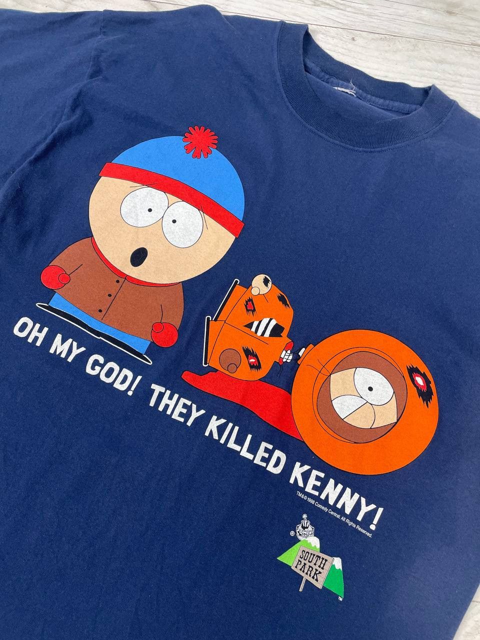 Cartoon Network Vintage South Park 1998 Killed Kenny Tee T Shirt Size US XL / EU 56 / 4 - 4 Thumbnail