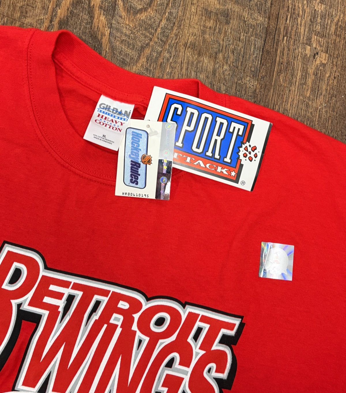 NHL NWT Vintage Detroit Red Wings Cropped Championship Shirt Size US XL / EU 56 / 4 - 3 Thumbnail