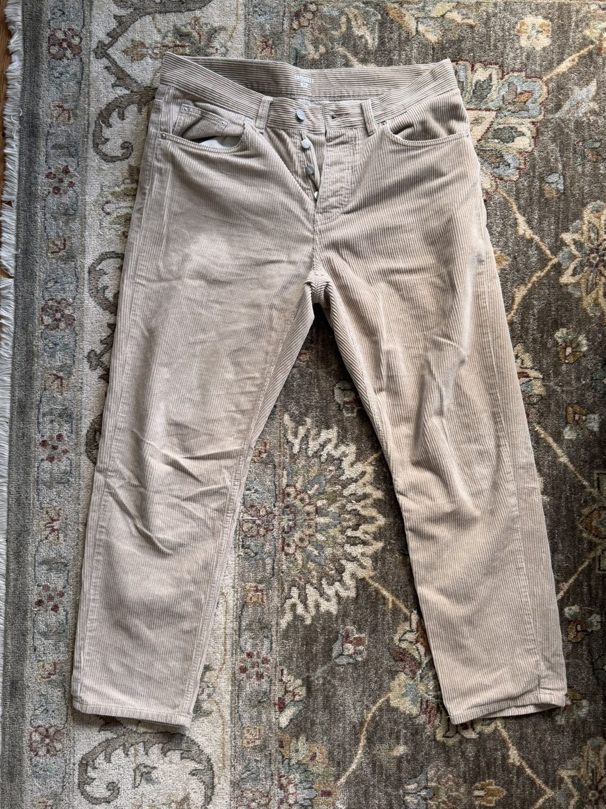 Carhartt Wip Corduroy Newel Pants Size US 32 / EU 48 - 1 Thumbnail