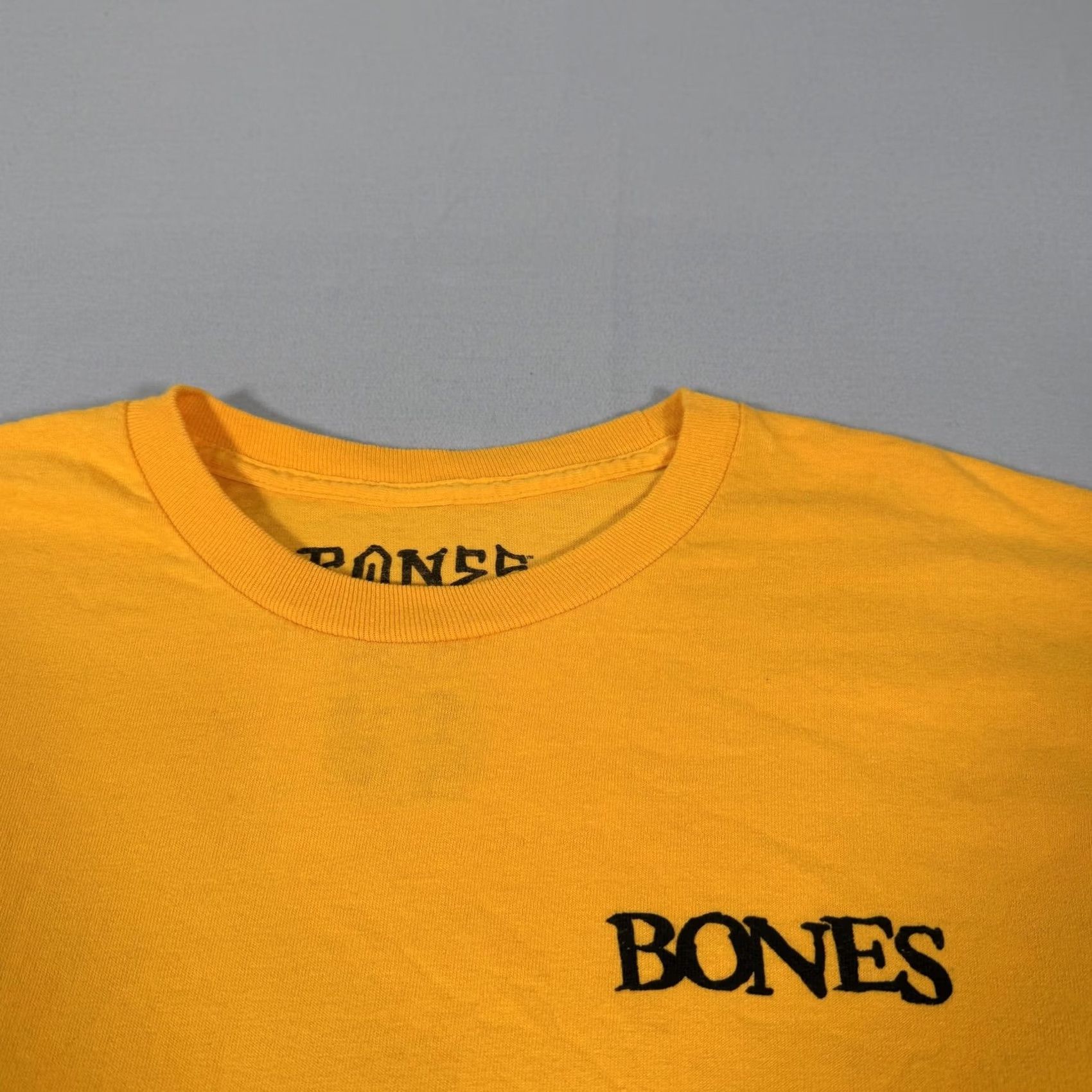 Bones BONES Shirt Large Mens Yellow Skull Graphic Long Sleeve Tee Size US L / EU 52-54 / 3 - 3 Thumbnail