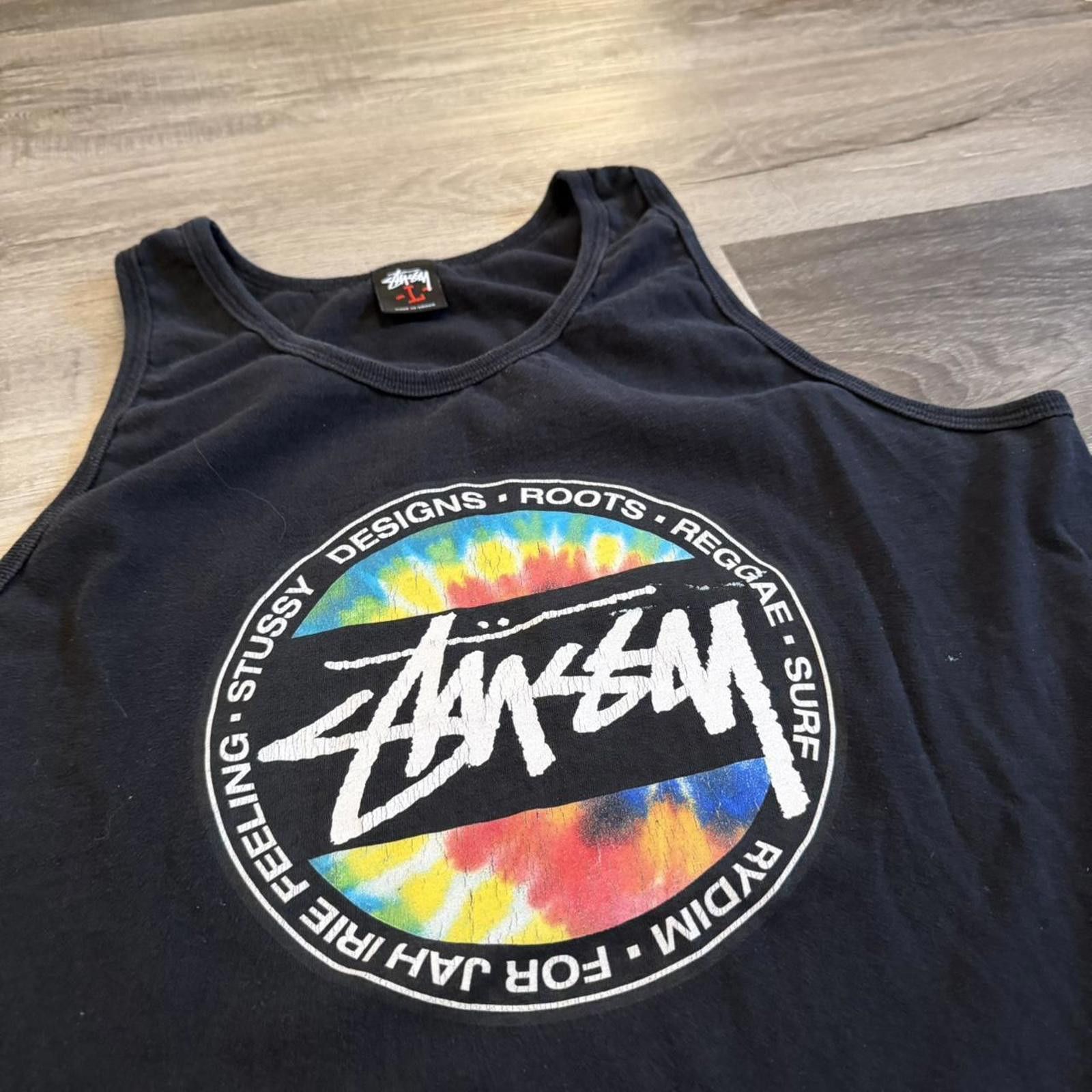 Stussy stussy roots reggae tank top shirt 00s L Size US L / EU 52-54 / 3 - 2 Thumbnail