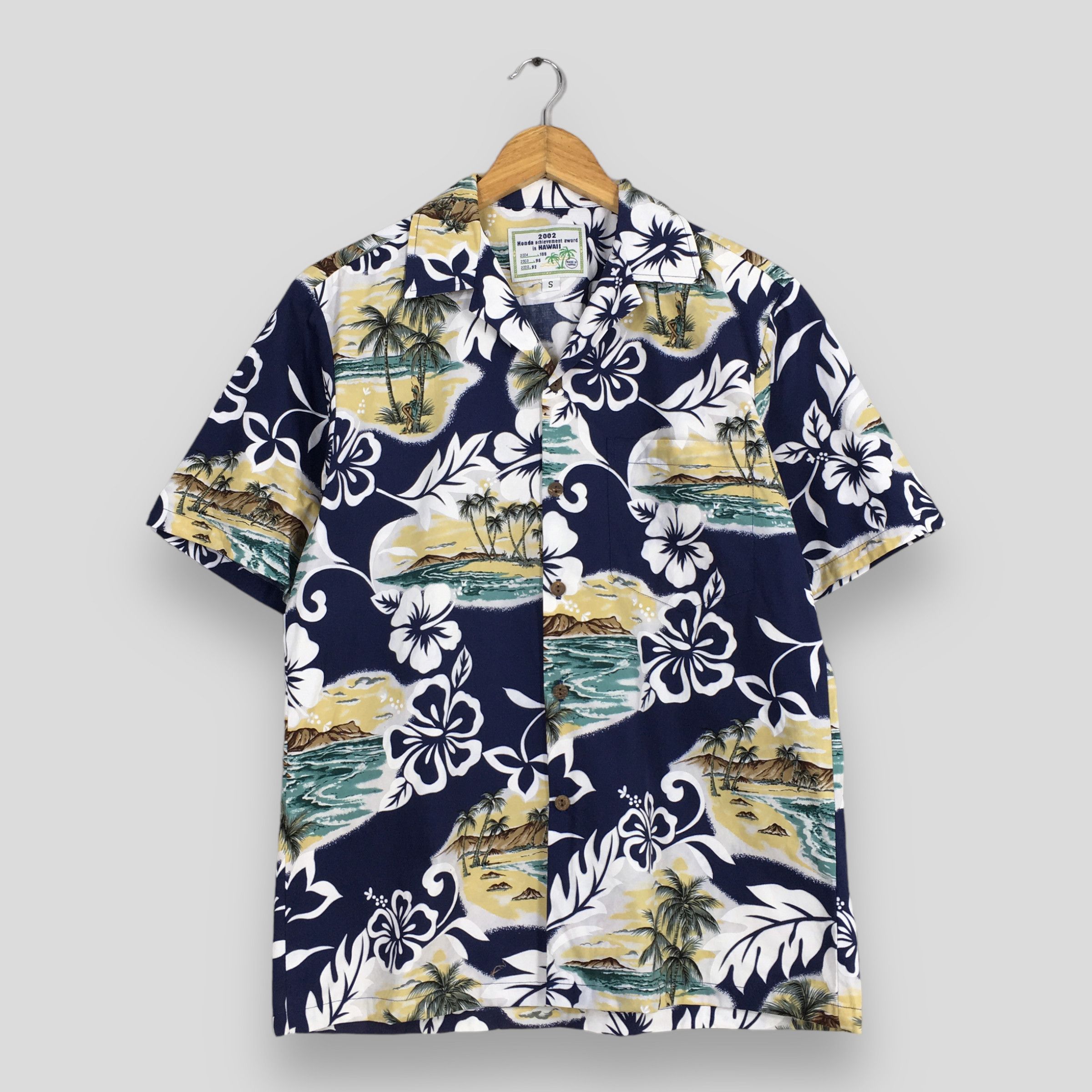 Life's a Beach Vintage Floral Hawaiian Palm Beach Surf Shirt Small Size US S / EU 44-46 / 1 - 1 Thumbnail