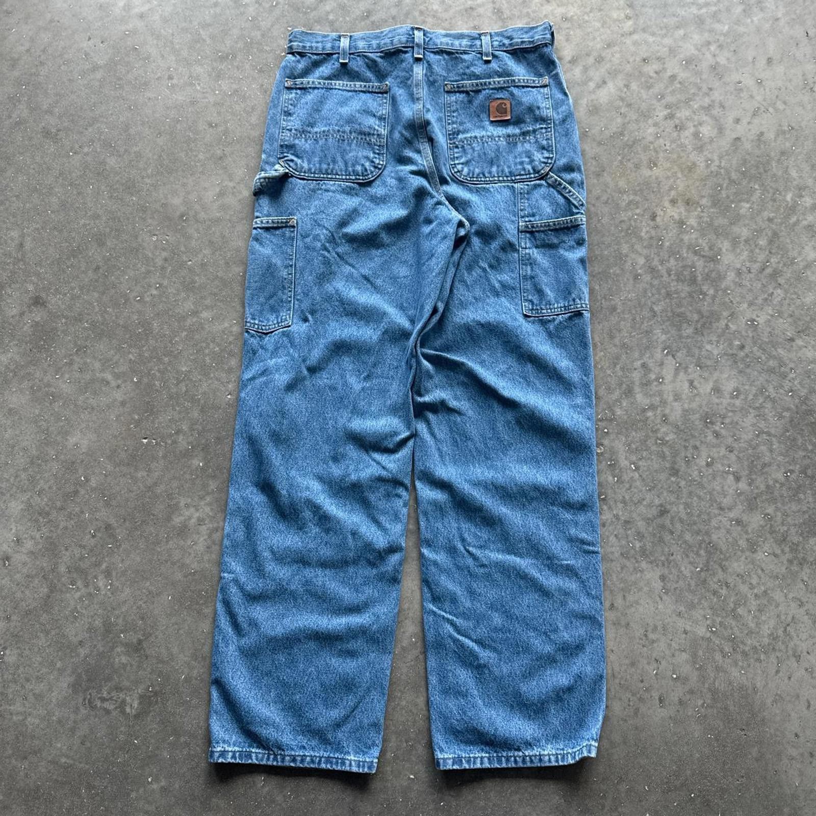 Carhartt Carhartt Carpernter Blue washed Denim Jeans Size US 34 / EU 50 - 2 Thumbnail