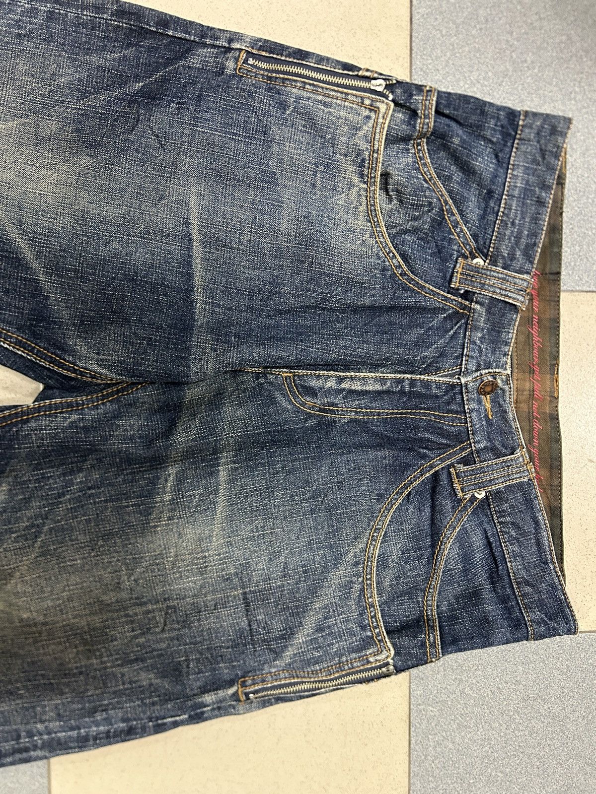 If Six Was Nine × Japanese Brand × Le Grande Bleu (L.G.B.) Vintage Japanese Brand Baggy Selvedge y2k Jeans Size US 34 / EU 50 - 3 Thumbnail