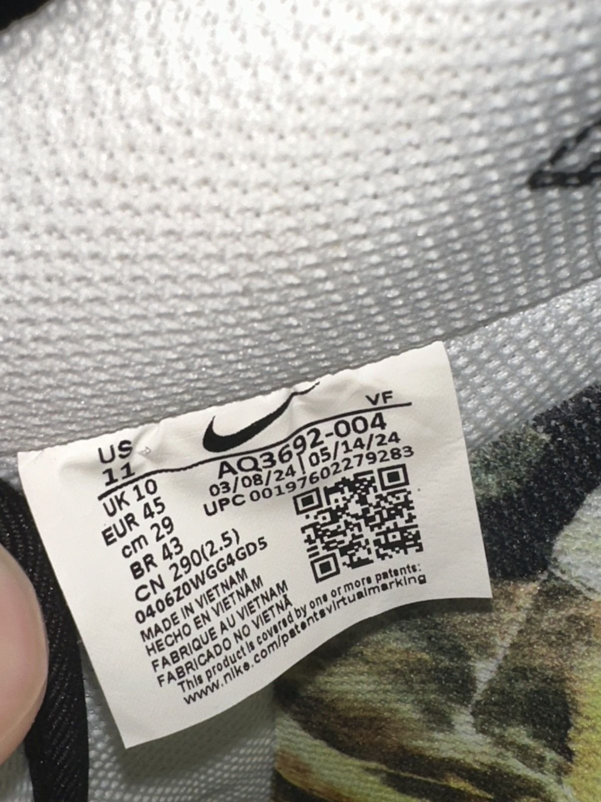 Nike Nike Air Force 1 Low G-Dragon Peaceminusone Para-Noise 3.0 Size US 11 / EU 44 - 6 Thumbnail