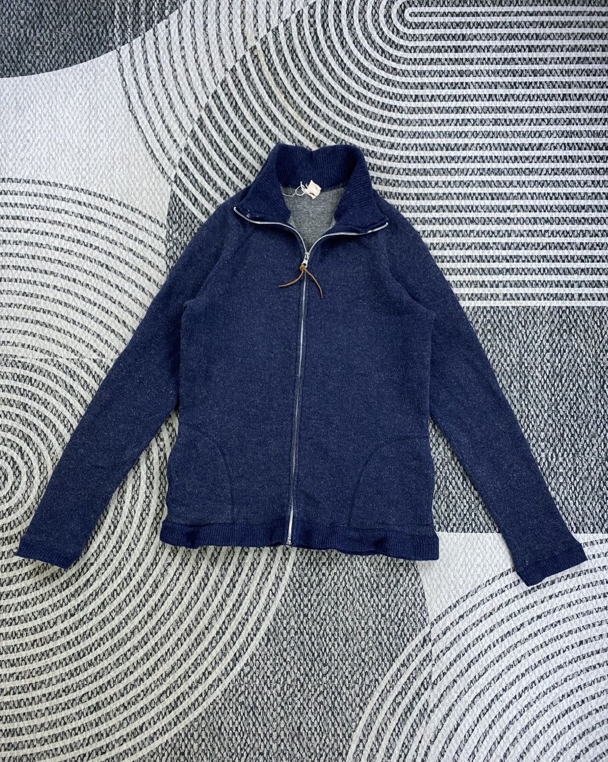 Eternal Vtg Eternal Navy Turtle Neck Fullzip Knit Sweater Size US S / EU 44-46 / 1 - 5 Thumbnail
