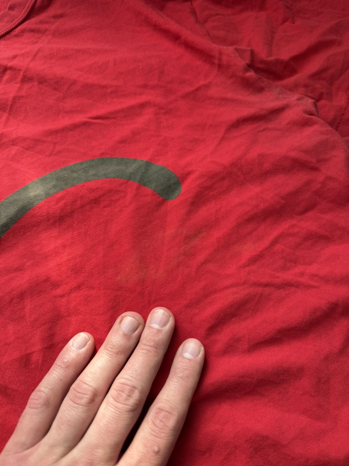 Evisu × Japanese Brand Evisu Vintage Logo Red T-Shirt Size US XXL / EU 58 / 5 - 8 Thumbnail