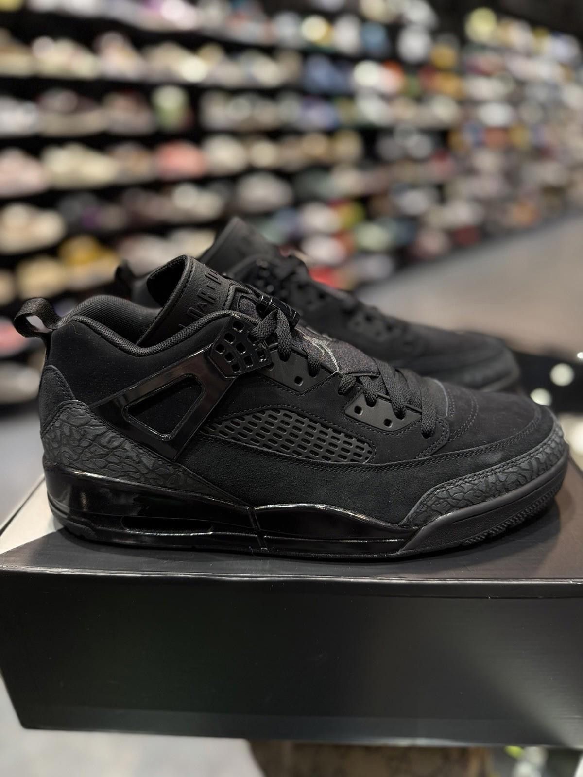 Jordan Brand Air Jordan Spizike Low Black Cat Sneakers, Size 13 BNIB Size US 13 / EU 46 - 1 Thumbnail