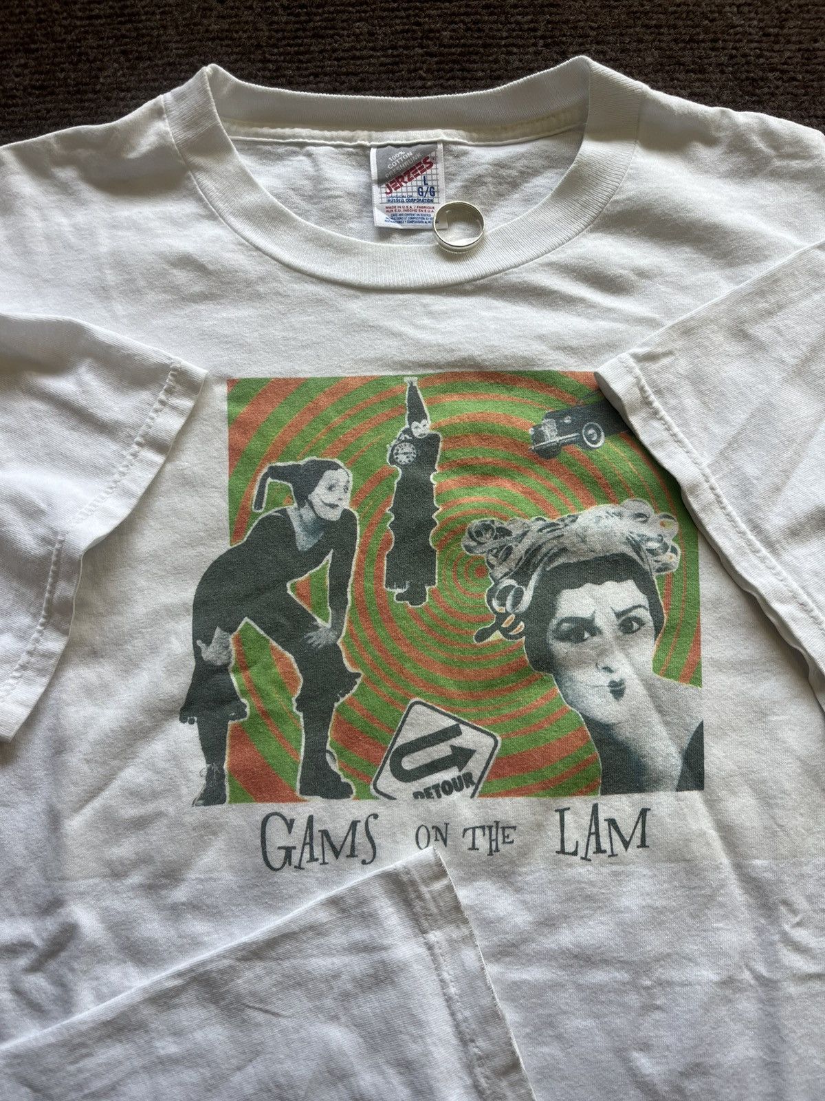 Arts & Science Vintage GAMS ON THE LAM Art Show 90’s T-shirt Size US XL / EU 56 / 4 - 7 Thumbnail