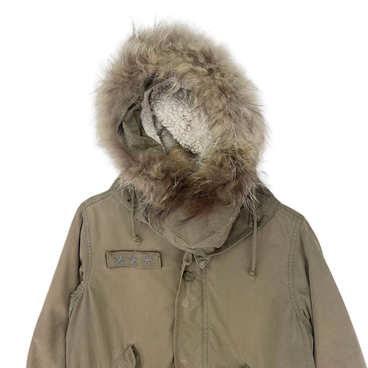 Avirex × Parka London Avirex Fishtail Fur Hoodie Parka Jacket Size US M / EU 48-50 / 2 - 6 Thumbnail