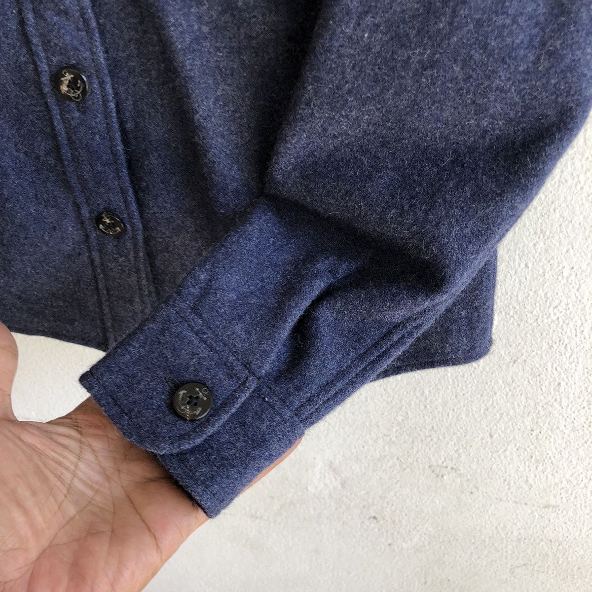 Blue Blue Japan BLUE BLUE button up wool shirt Size S / US 4 / IT 40 - 7 Thumbnail