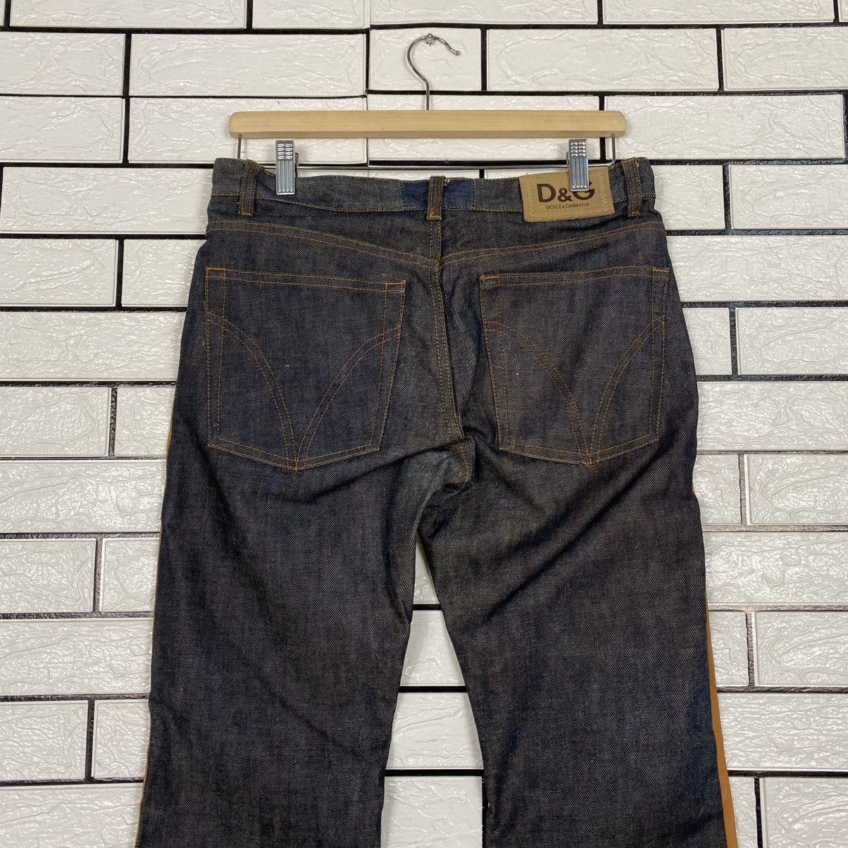 Dolce & Gabbana 🔥VINTAGE LEATHER & DENIM DOLCE GABBANA Size 28" / US 6 / IT 42 - 11 Thumbnail