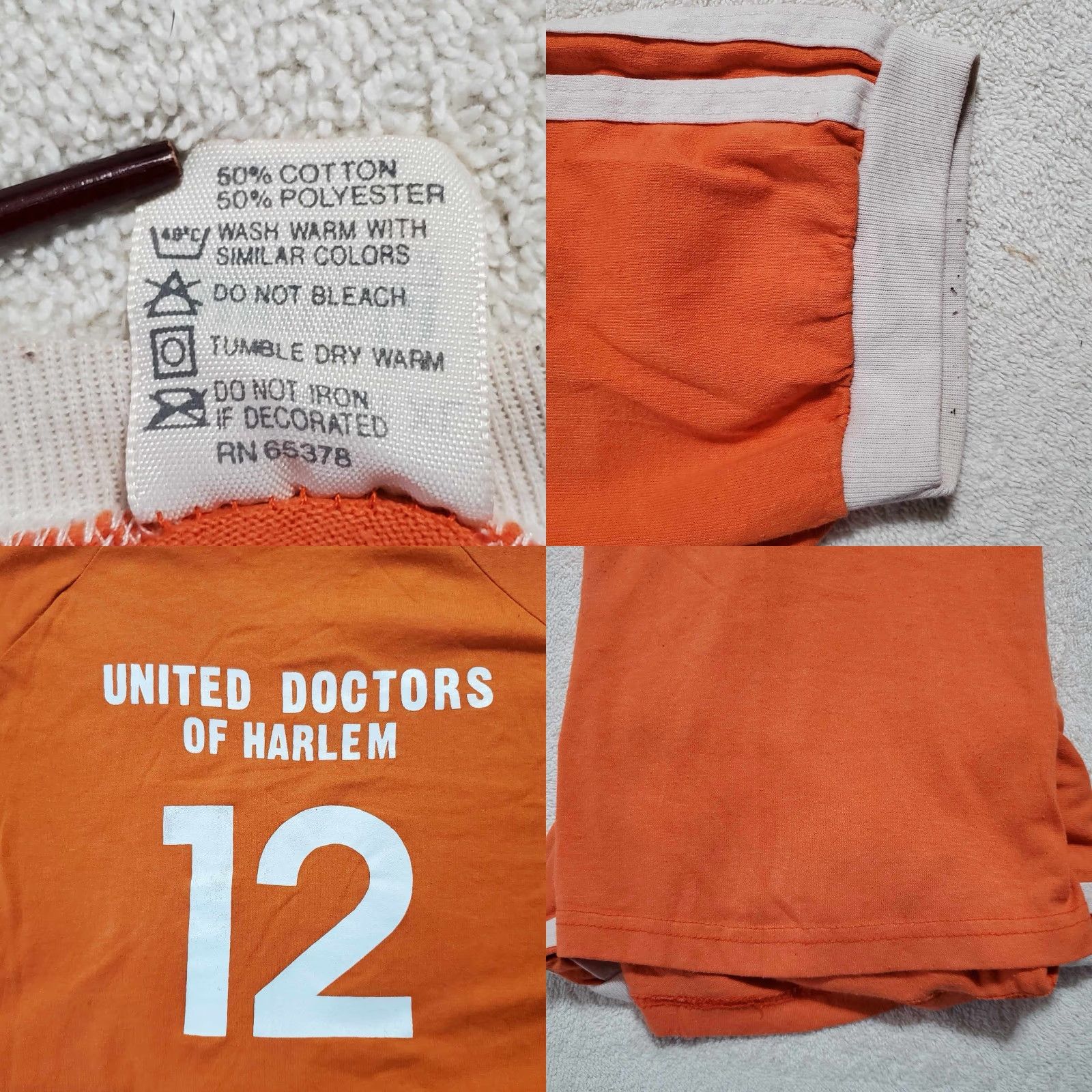 Augusta Sportswear VINTAGE Harlem Soccer Jersey Orange L / XL Men T-Shirt Activewear Soccer Augusta Sportswear Size US L / EU 52-54 / 3 - 8 Thumbnail