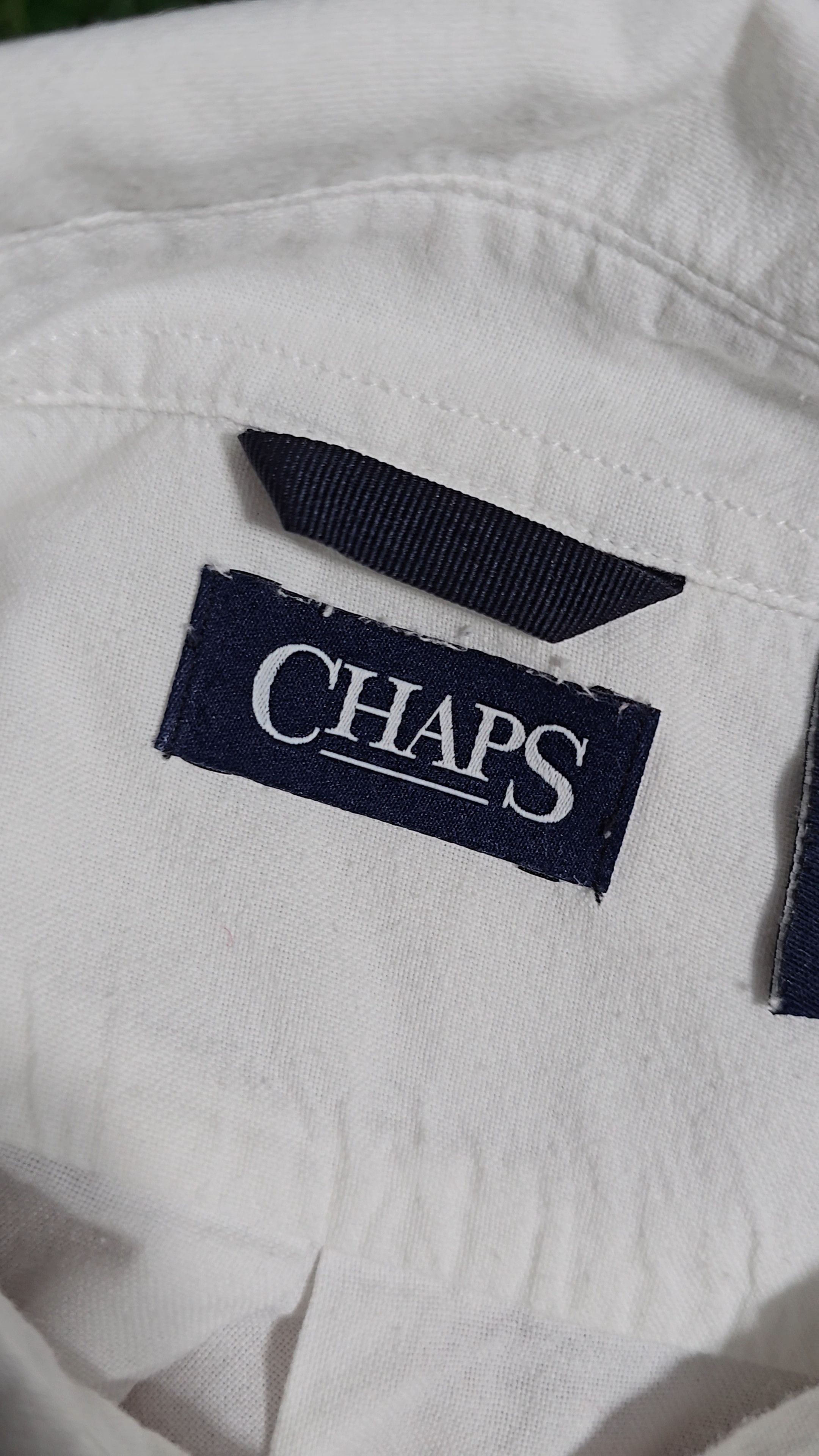 Chaps CHAPS RALPH LAUREN, vintage white cotton button-down shirt. Size US L / EU 52-54 / 3 - 10 Thumbnail