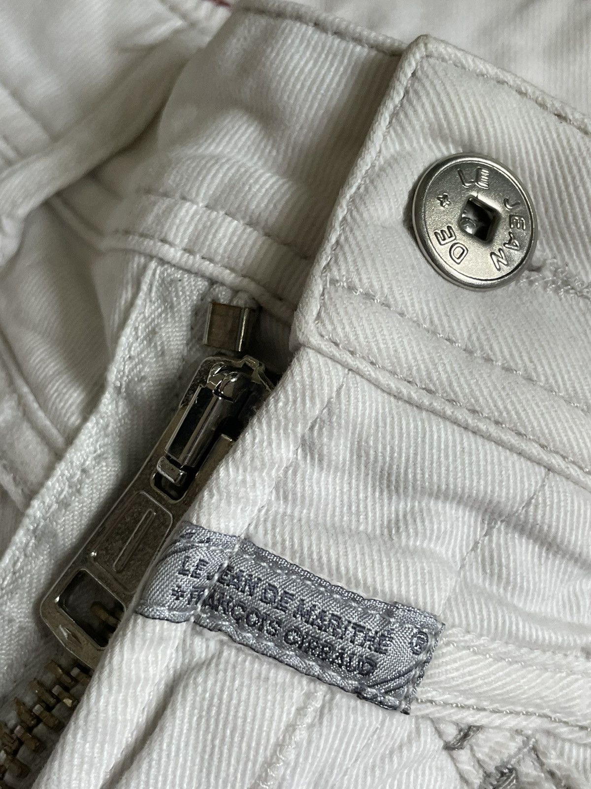 Marithe + Francois Girbaud Marithe Francois Girbaud Biker Denim Jeans Clasp Lighter Vtg Size 28" / US 6 / IT 42 - 10 Thumbnail