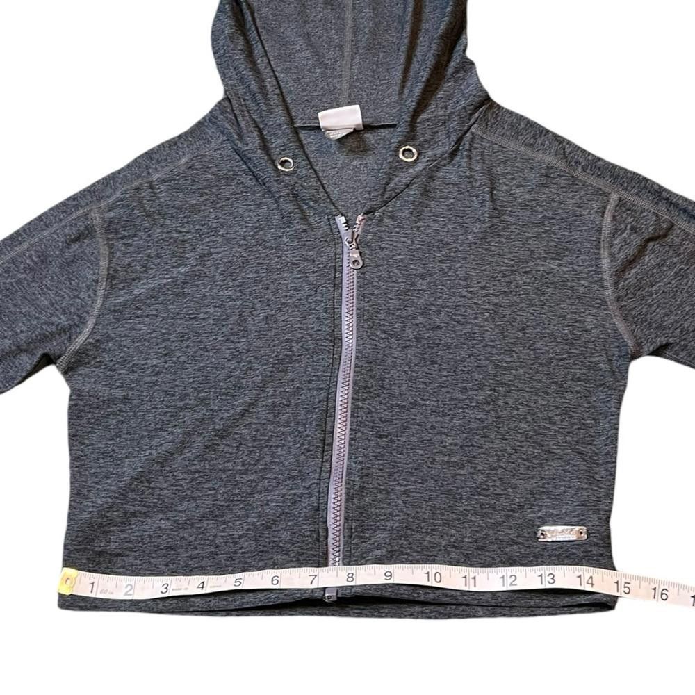 Designer Bombshell Sportswear Cozy Zip Cropped Hoodie Charcoal Gray M Size M / US 6-8 / IT 42-44 - 9 Thumbnail