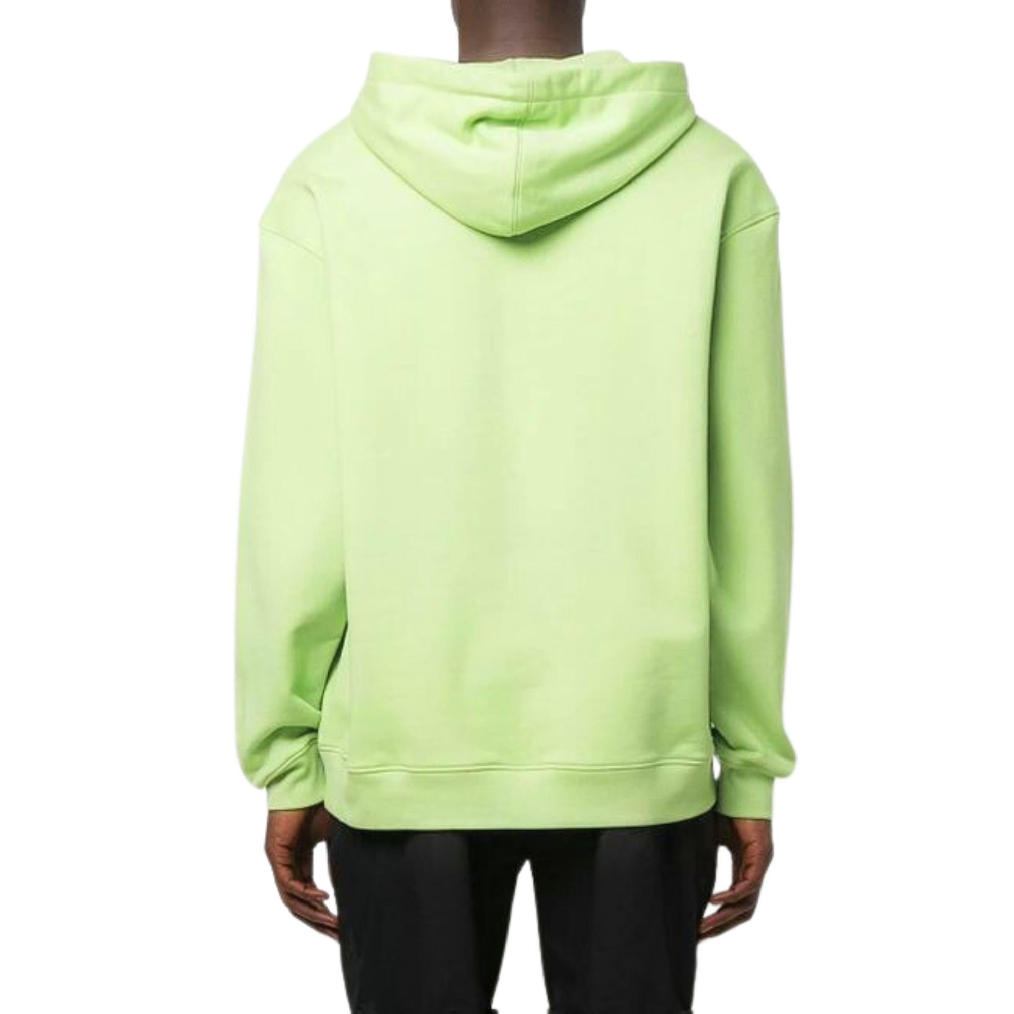 Moschino Moschino Bright Green Tiger Graphic Hoodie With Drawstring Size US L / EU 52-54 / 3 - 3 Thumbnail