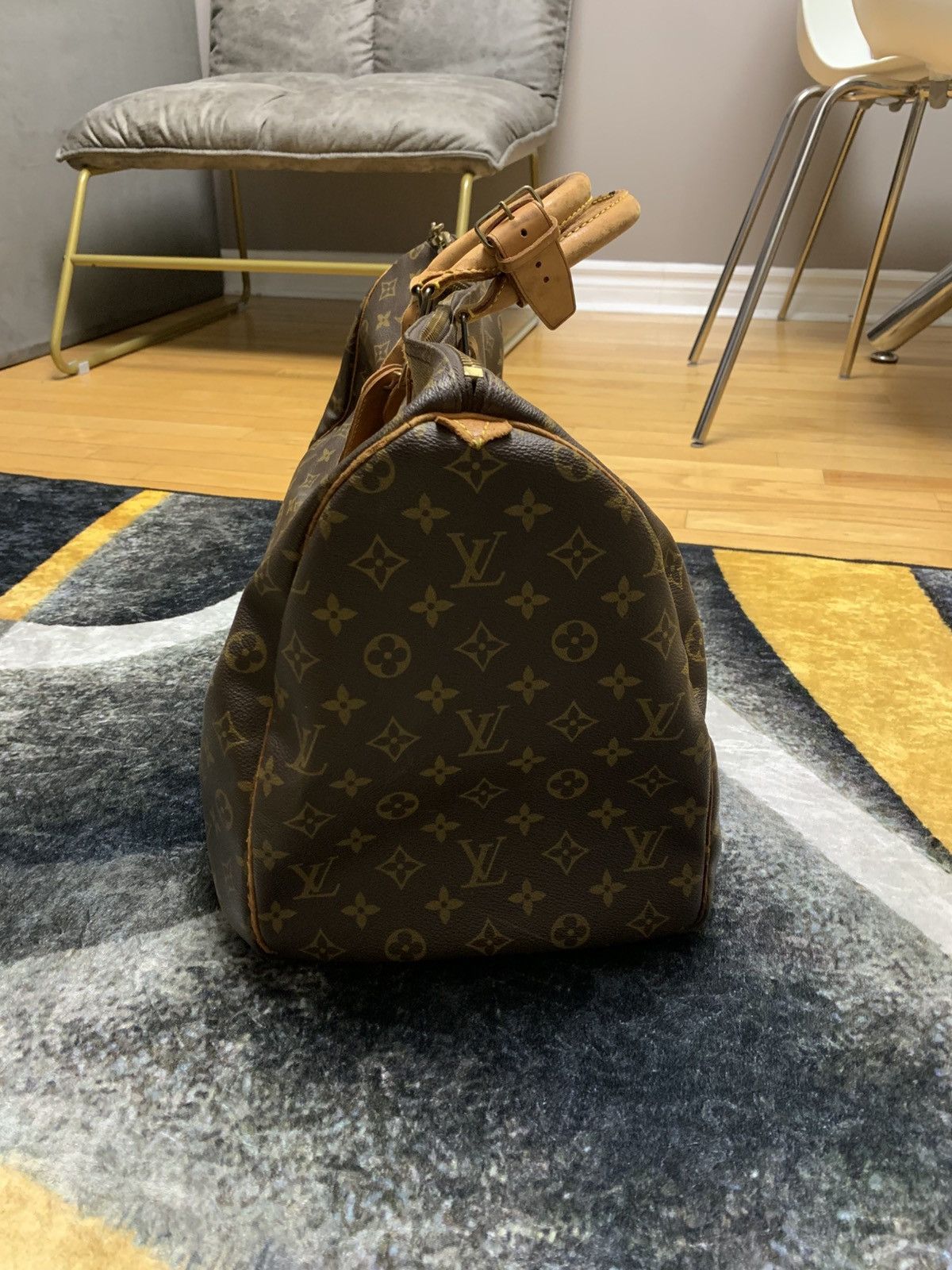 Louis Vuitton Louis Vuitton Duffel Bag Keepall Size ONE SIZE - 4 Thumbnail