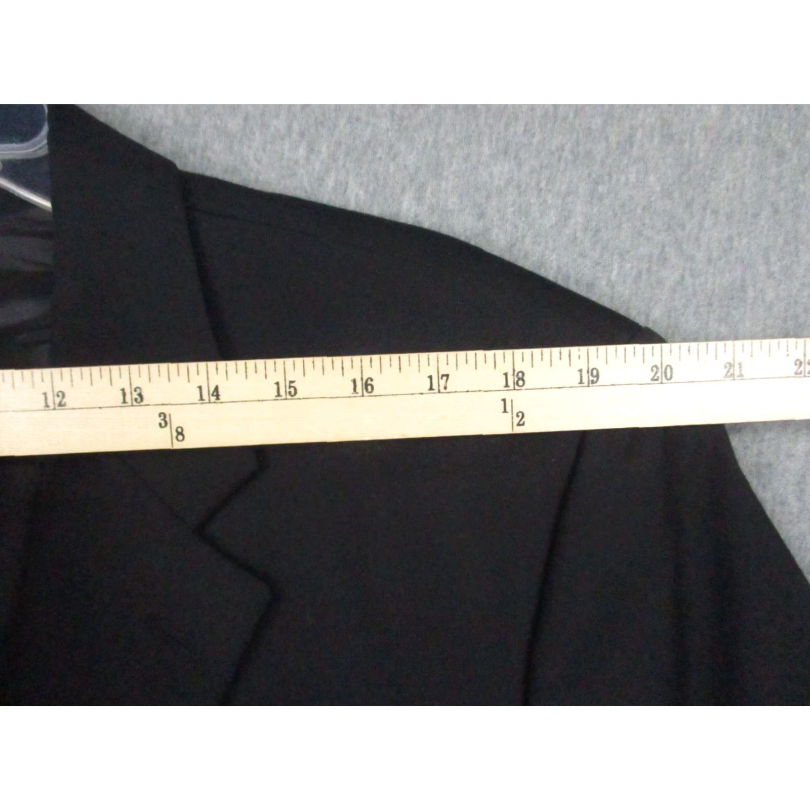 Ralph Lauren VINTAGE LAUREN RALPH LAUREN Wool Blazer Sport Jacket Notch 42 Black Size 42R - 7 Thumbnail